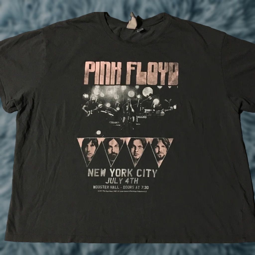 H&M VINTAGE Pink Floyd NYC Faded Oversized Shirt 3X Boxy Band Concert Rock Punk Retro Grunge Size XXL / US 16-18 / IT 52-54 - 1 Thumbnail