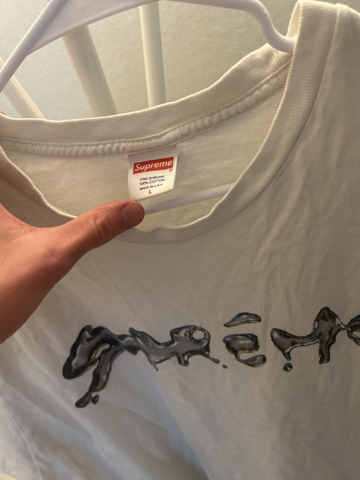 Supreme Supreme Liquid Tee Size US L / EU 52-54 / 3 - 4 Thumbnail