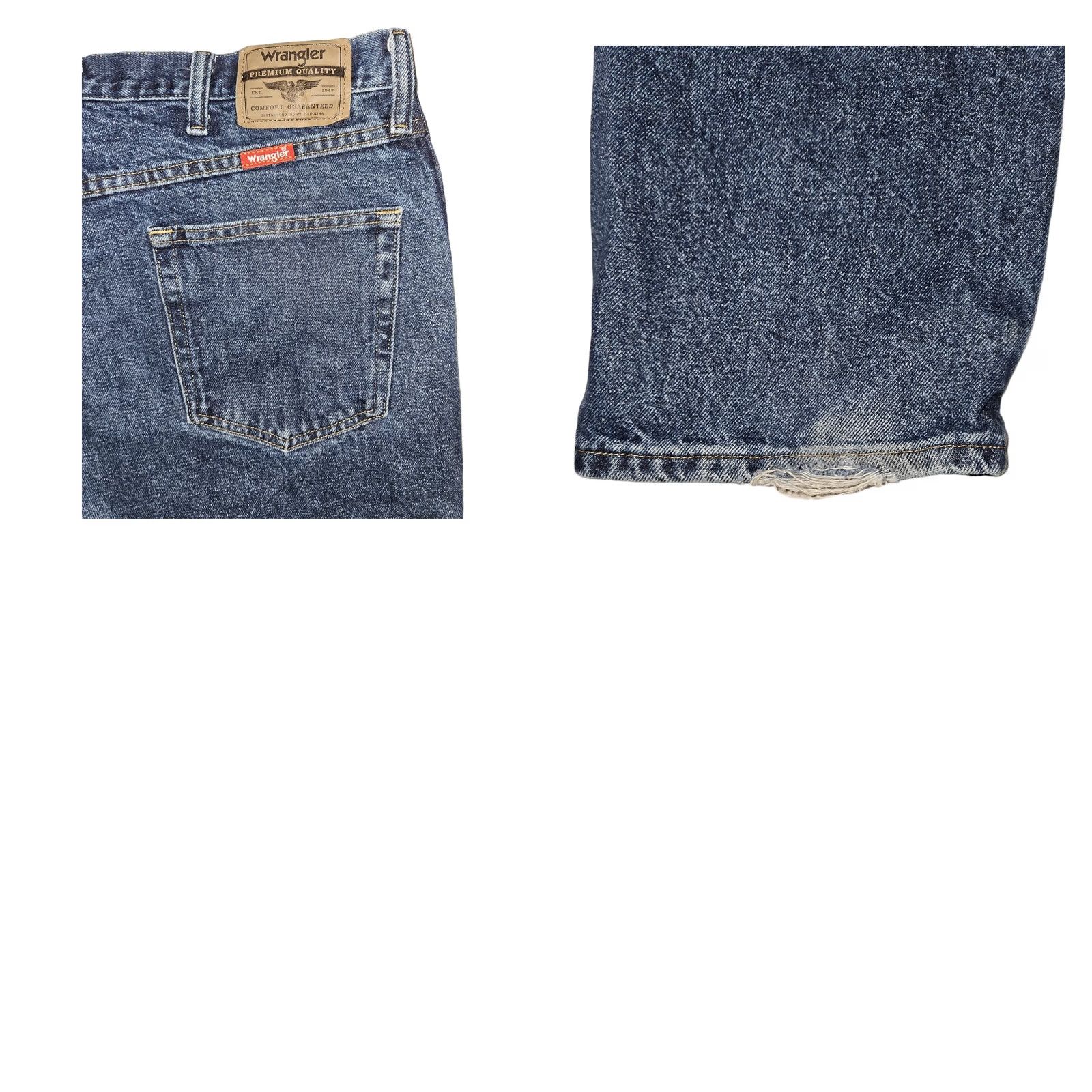 Wrangler Focus: Specifically states "Wrangler Jeans Mens" for immediate relevance Size US 36 / EU 52 - 8 Thumbnail