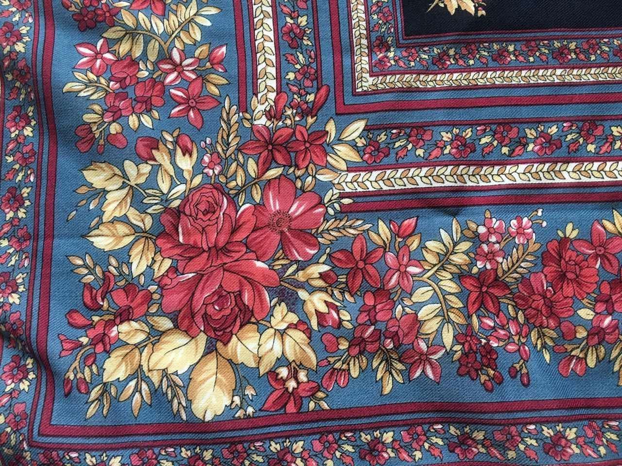 Vintage Handdruck vintage rare shawl Size ONE SIZE - 6 Thumbnail