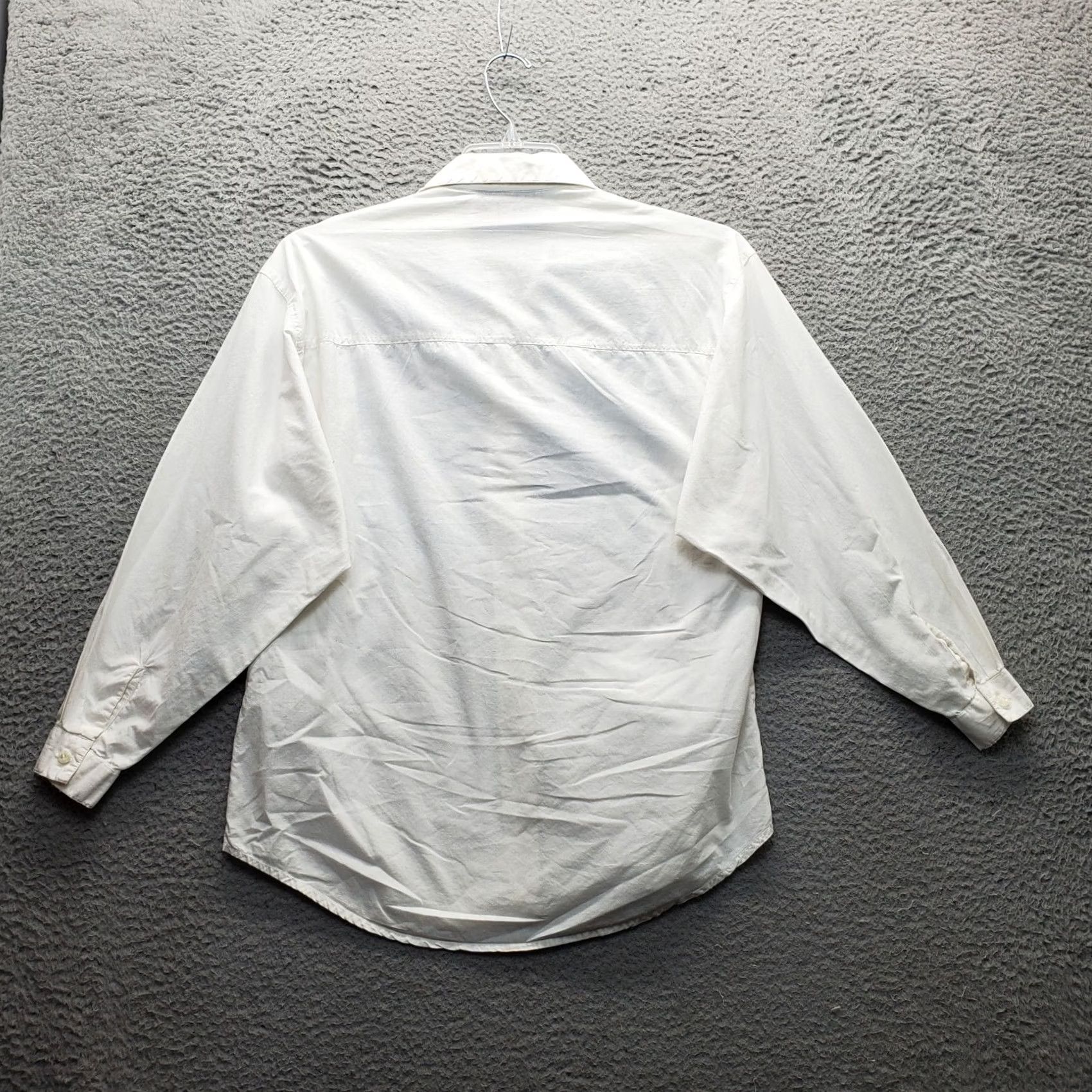 Vintage Forenza Shirt Womens S White Embroidered Beaded Long Sleeve Collared Button-Up Size S / US 4 / IT 40 - 2 Thumbnail