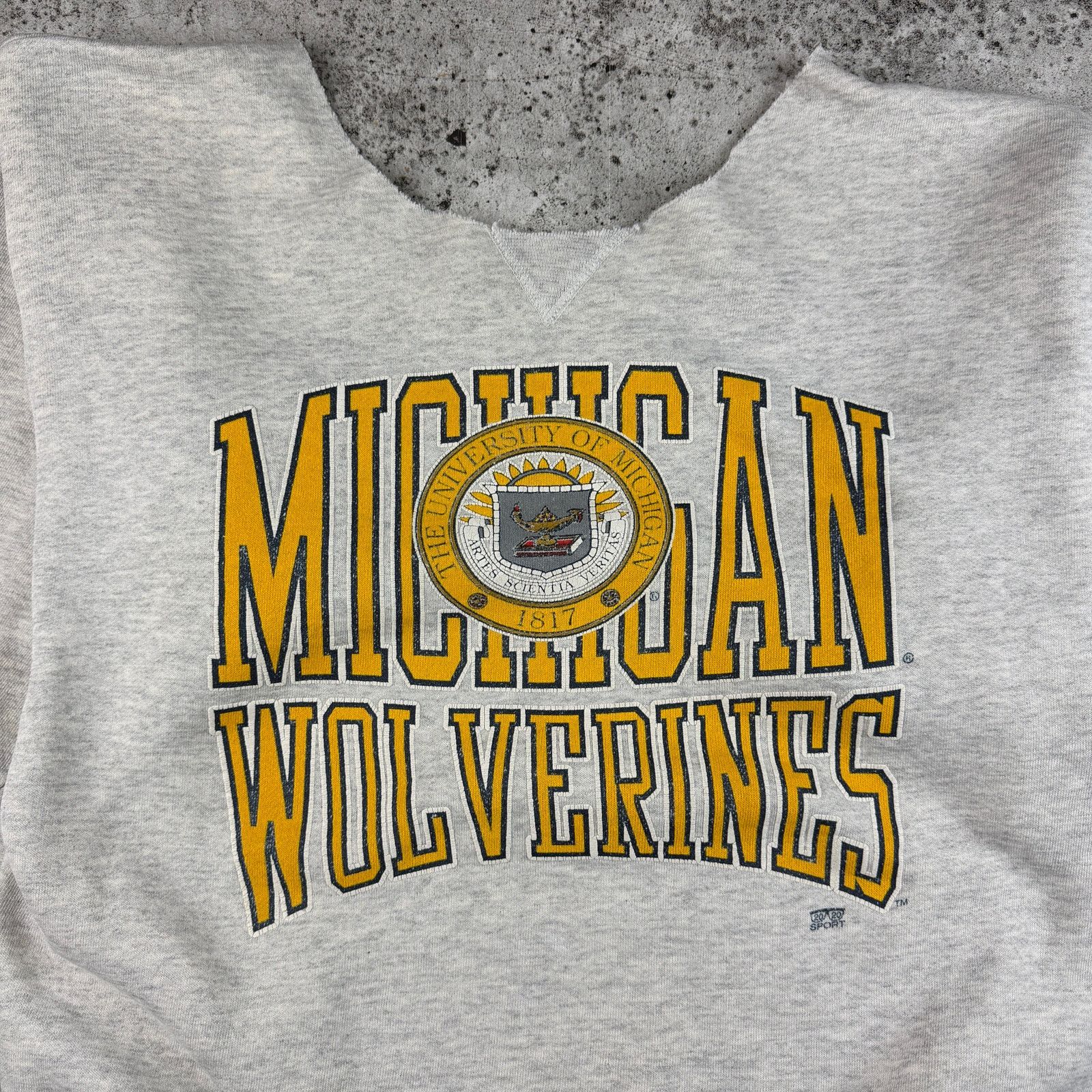 Vintage Vintage Michigan Wolverines Crewneck Sweatshirt 90s College Size US L / EU 52-54 / 3 - 2 Thumbnail