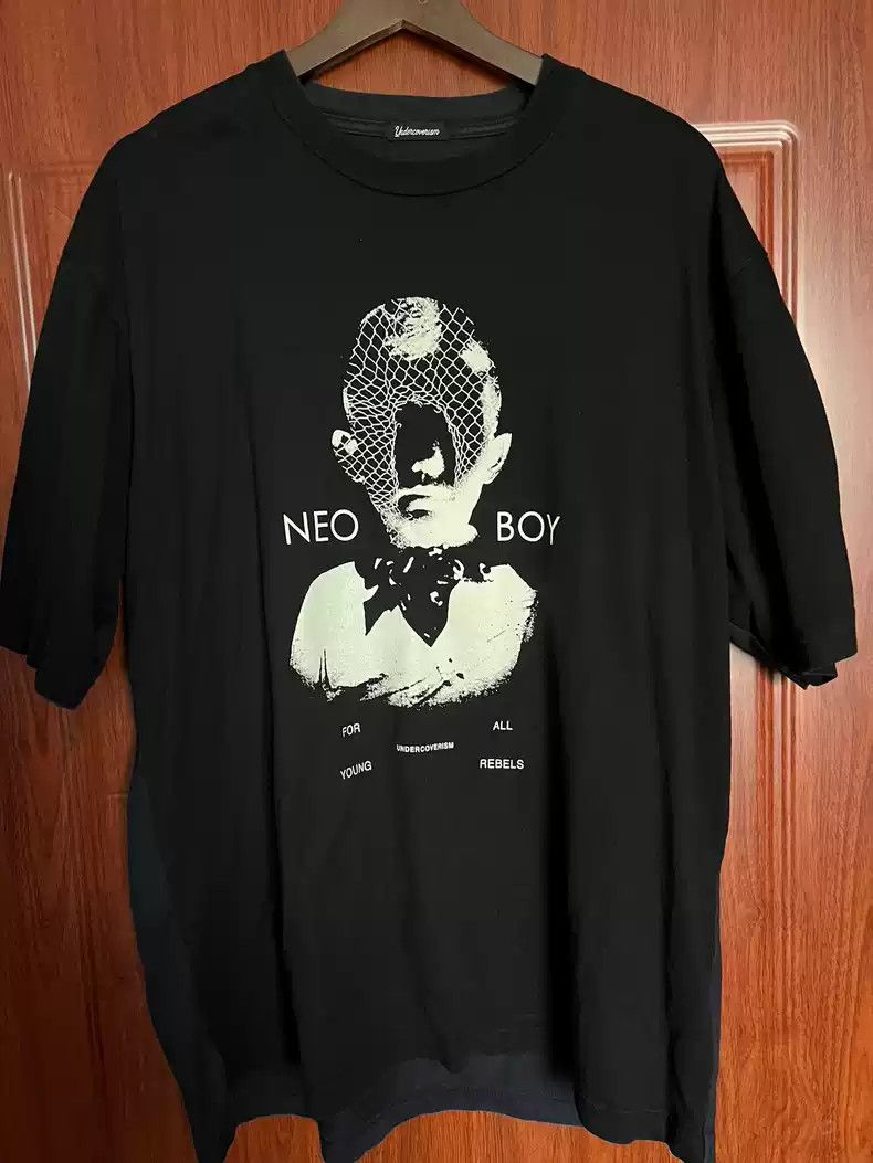 Undercover Crew-Neck T-shirt with NEO BOY Print men