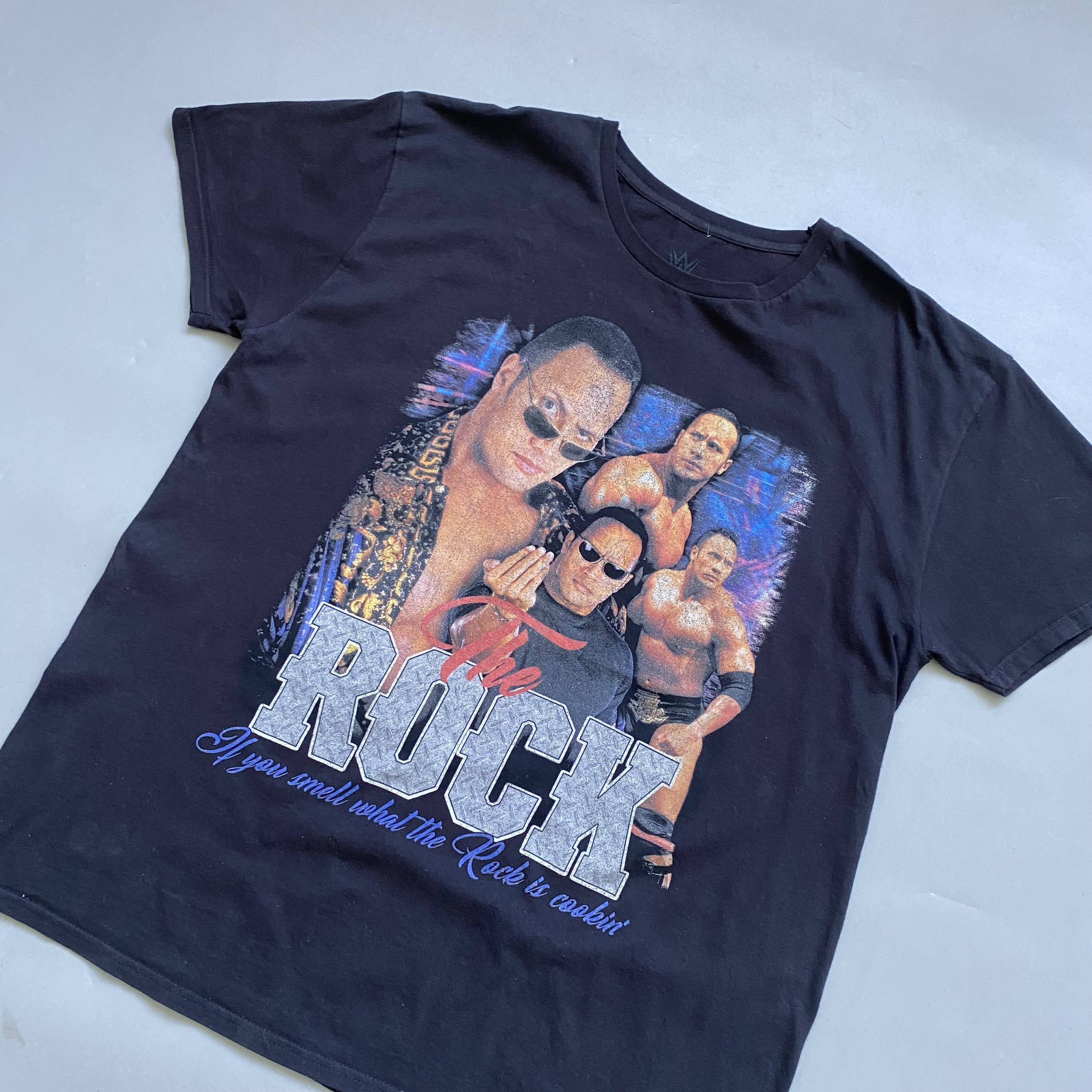 WWE WWE The ROCK promo tee Vintage style WWF CM punk Size US L / EU 52-54 / 3 - 5 Thumbnail