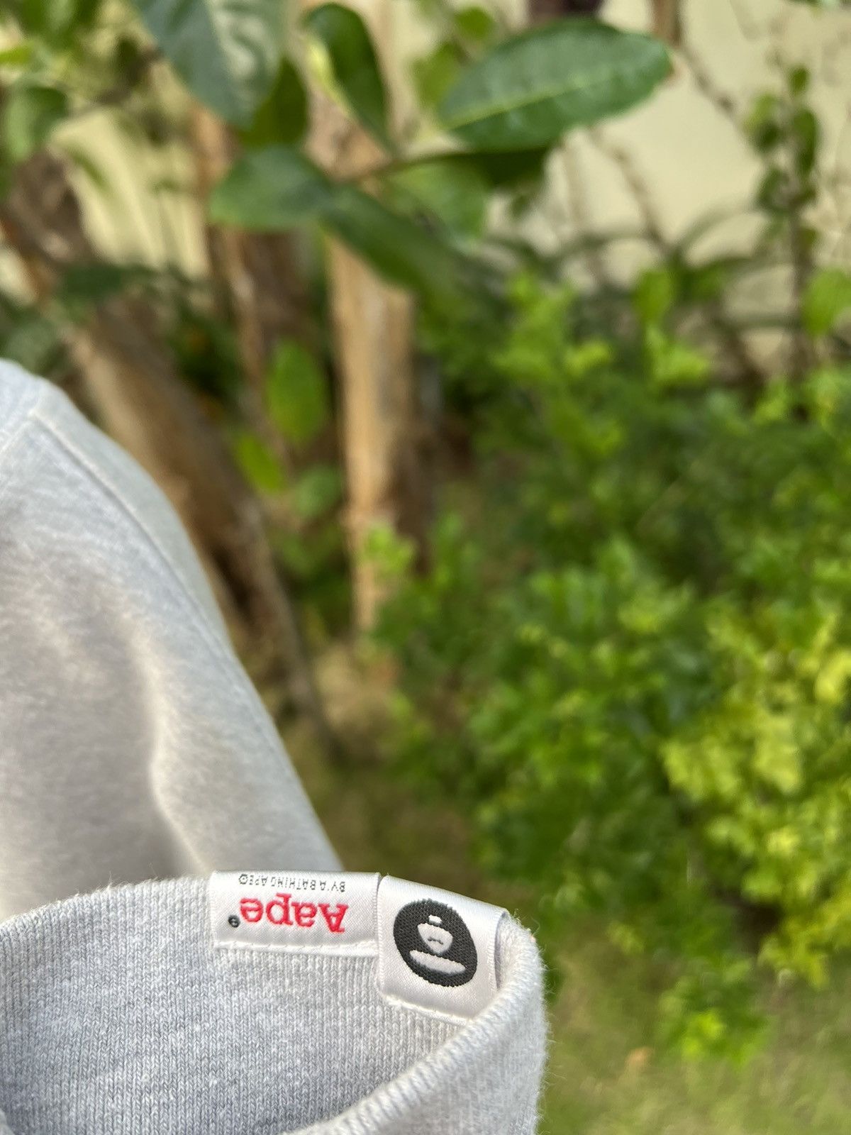Aape × Vintage AAPE NOW BY BATHING APE RETRO Y2K CREWNECK BIG LOGO