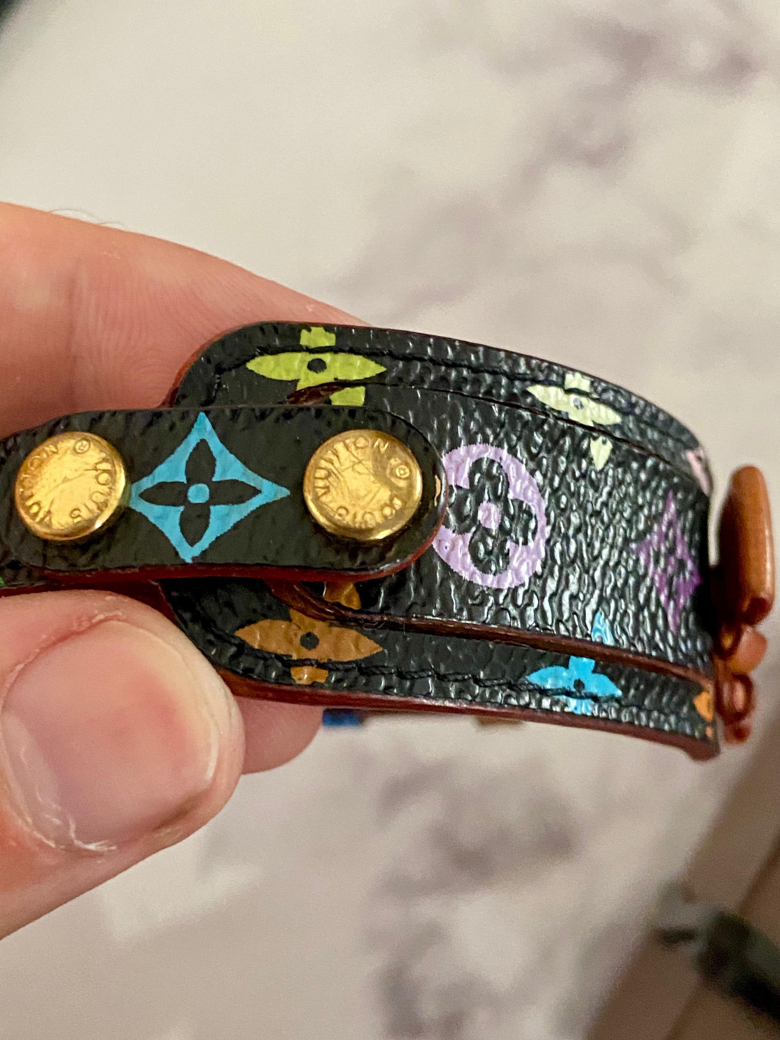 Louis Vuitton × Takashi Murakami Louis Vuitton X Murakami Gold Plated 2005 Monogram Bracelet Size ONE SIZE - 2 Thumbnail