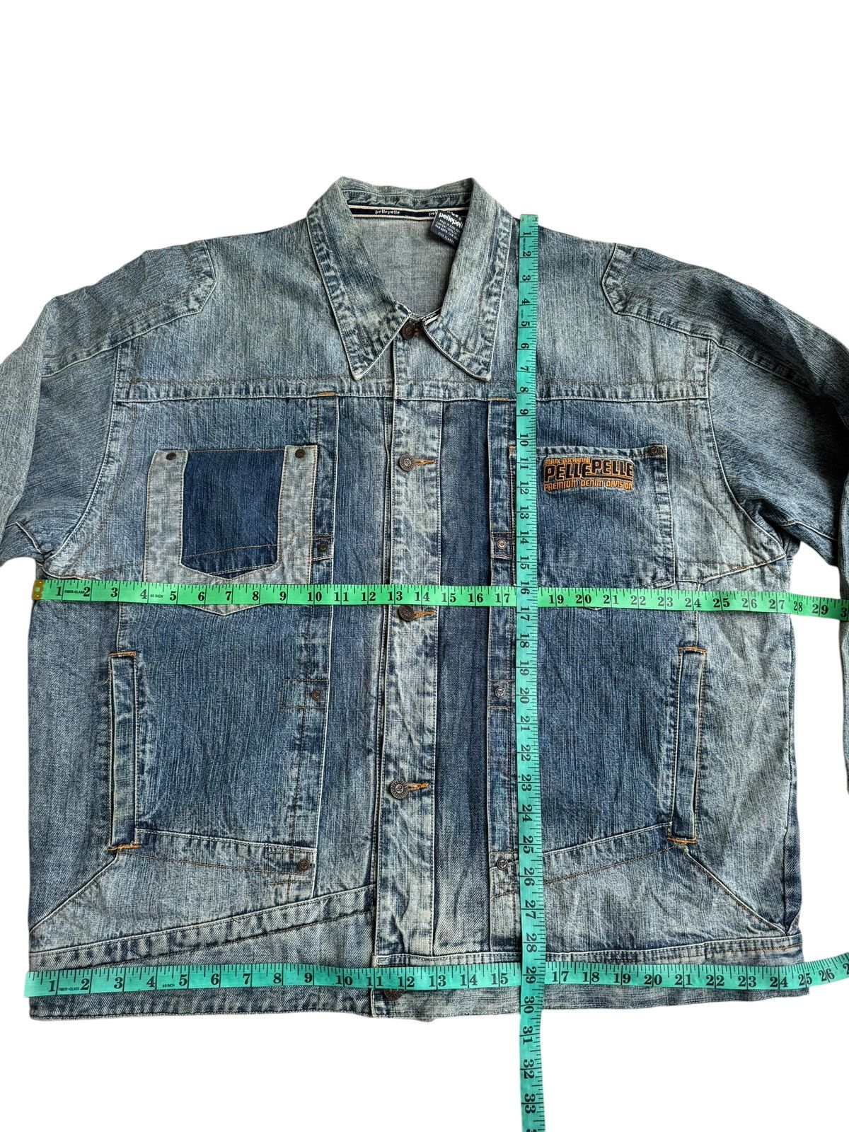 Pelle Pelle Vintage Distressed Pelle Pelle Denim Jacket Size US XL / EU 56 / 4 - 12 Thumbnail