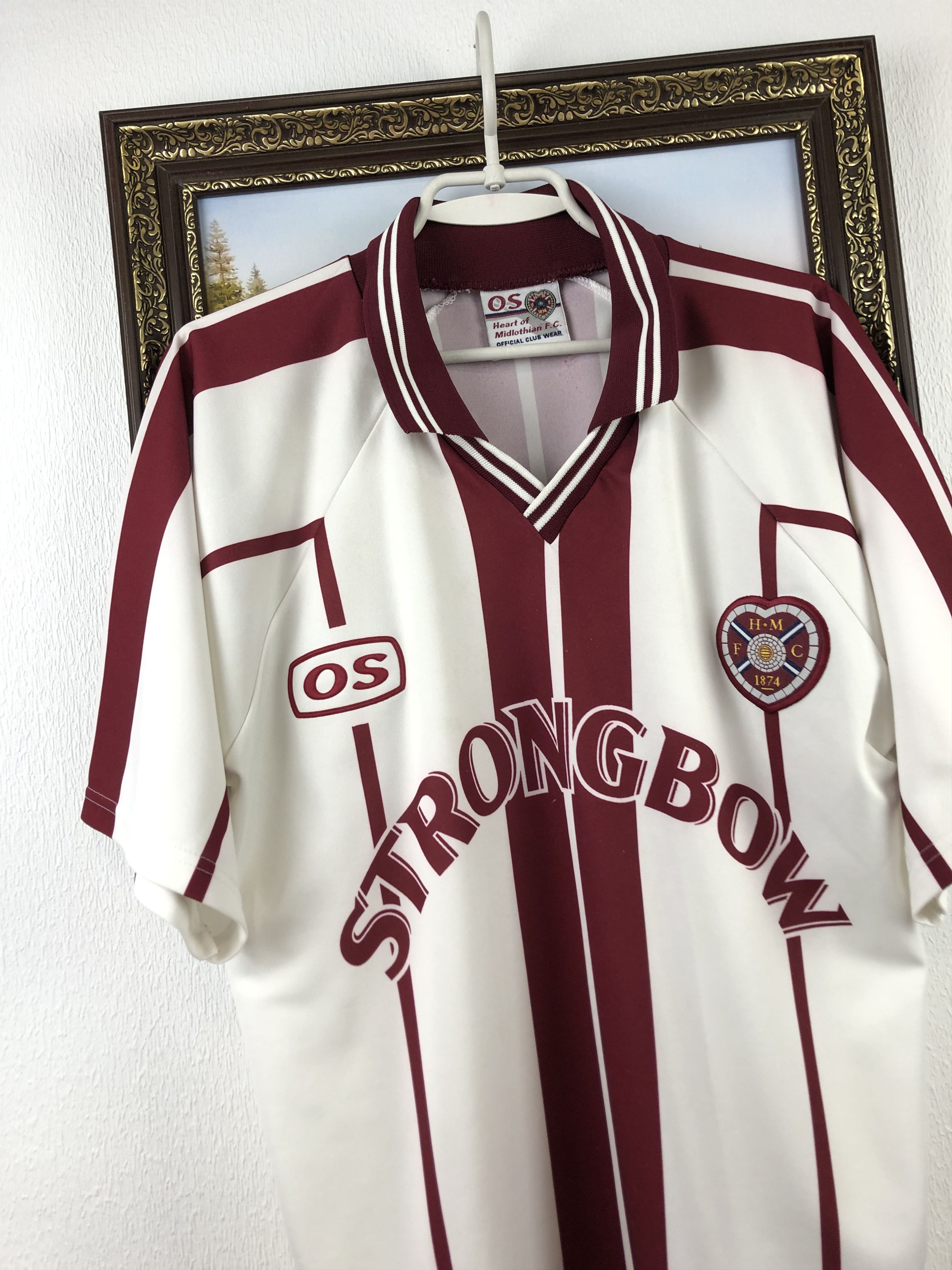 Vintage Heart Of Midlothian football shirt 1999 Soccer Jersey Rare Size US M / EU 48-50 / 2 - 3 Thumbnail