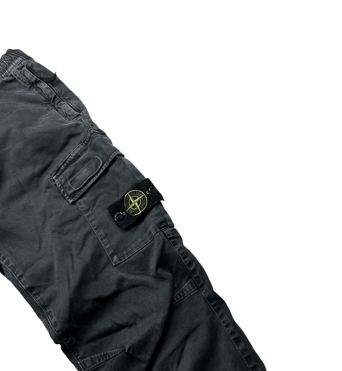 Stone Island Stone Island Charcoal Cargo Trousers Size US 34 / EU 50 - 4 Thumbnail