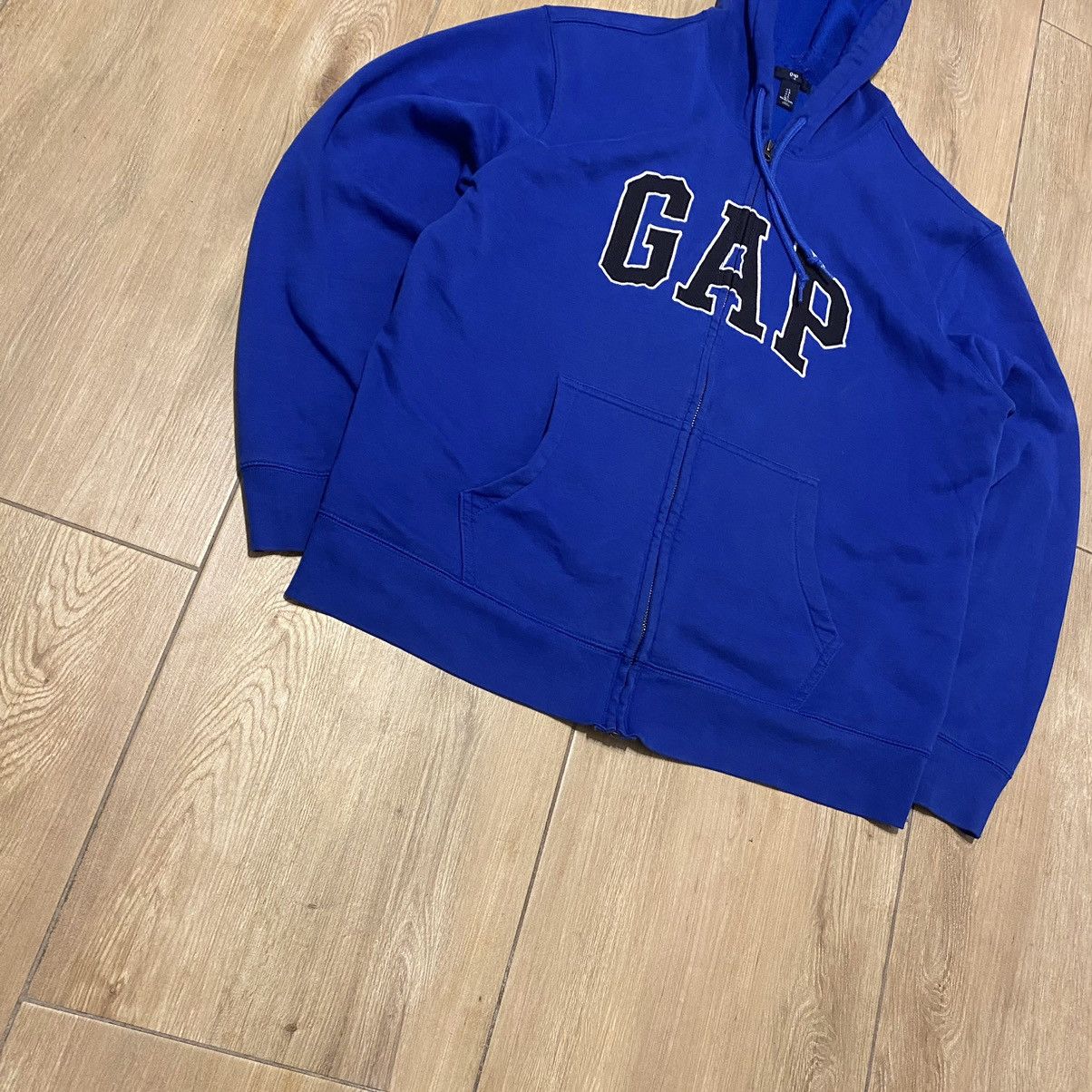Other Vintage Gap Big Central Logo Full Zip Hoodie Size US L / EU 52-54 / 3 - 4 Thumbnail