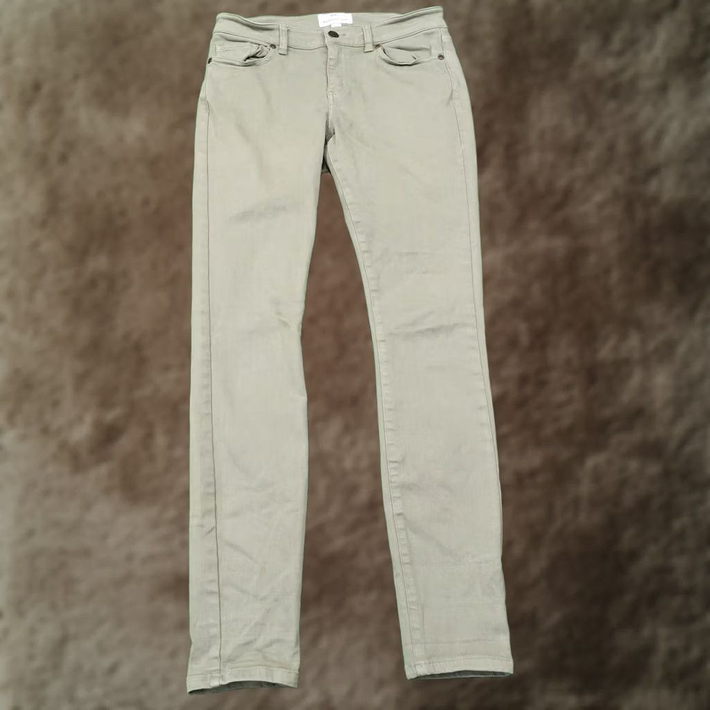 Southern Tide Southern Tide Womens Skinny Slim Stretch Denim Jeans 27 Green Embroidered 28x29 Size 27" / US 4 / IT 40 - 1 Thumbnail