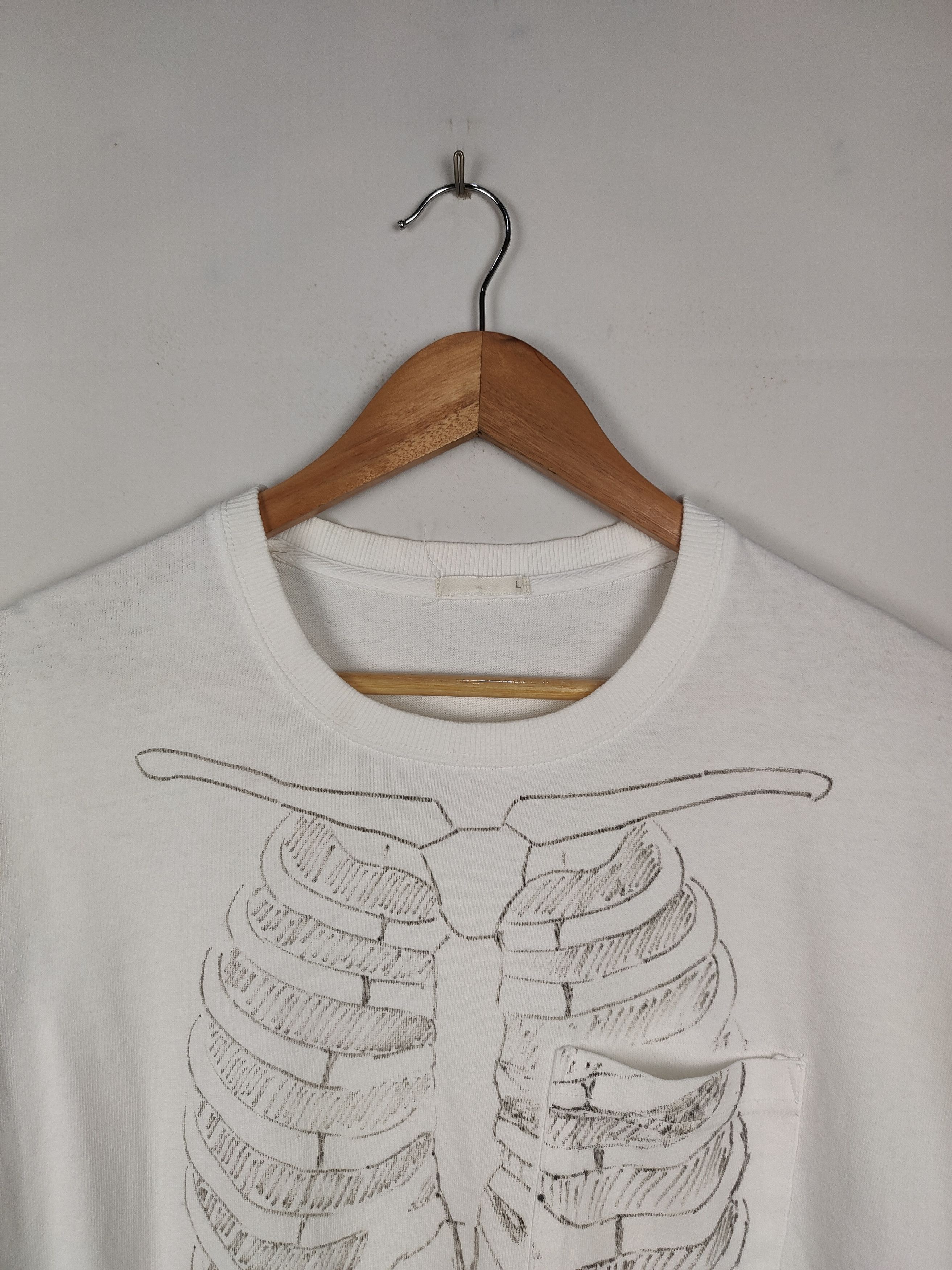 Japanese Brand Human Skeleton Shirt Size US L / EU 52-54 / 3 - 2 Thumbnail