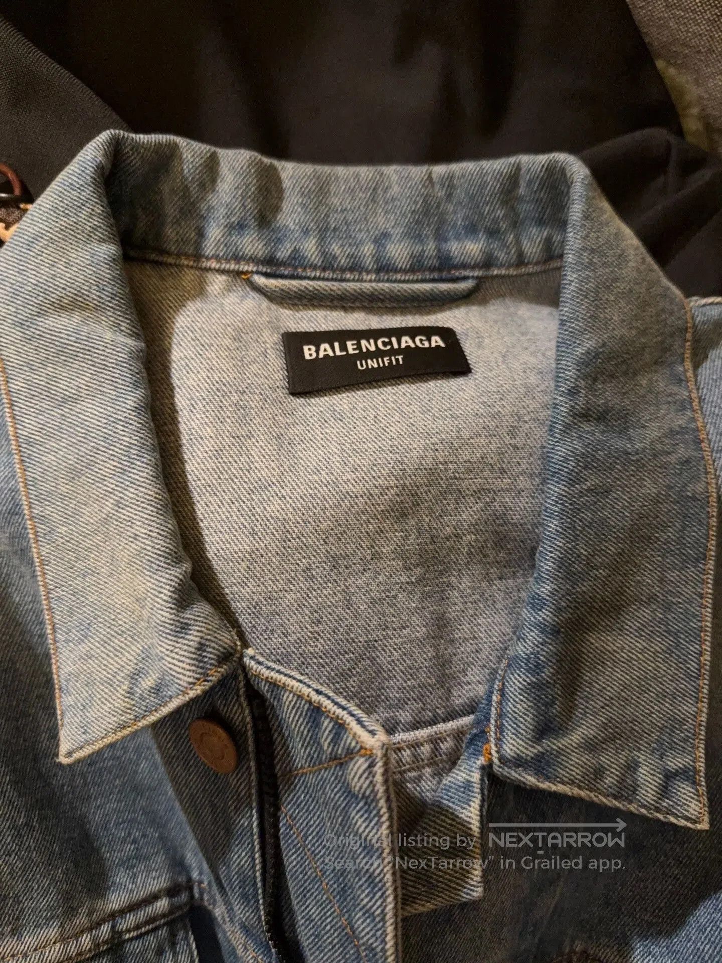 Balenciaga Balenciaga Retro Light Denim Jacket Uni. Size US S / EU 44-46 / 1 - 3 Thumbnail