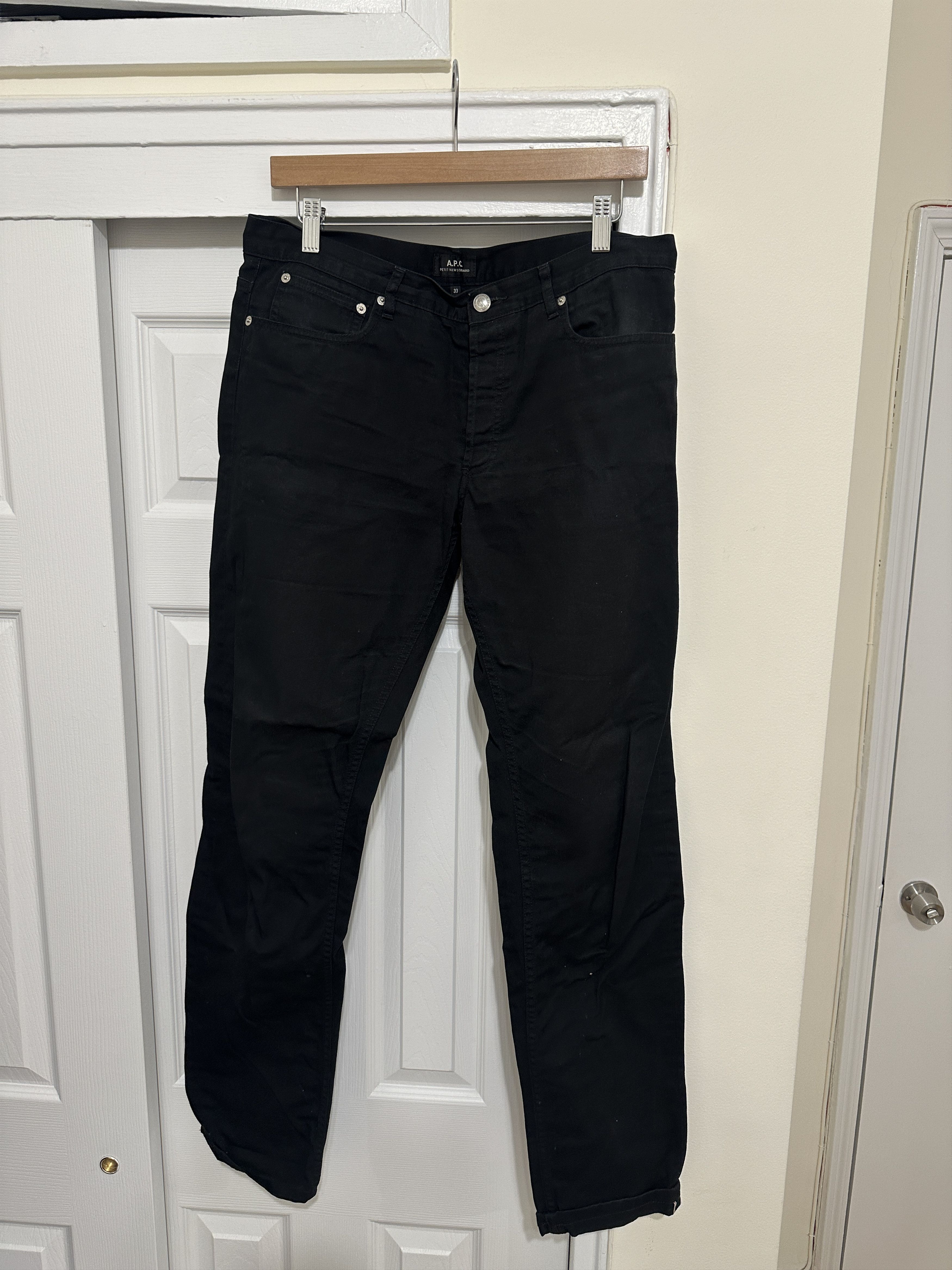 image of A P C Petit New Standard Black, Men's (Size 33)