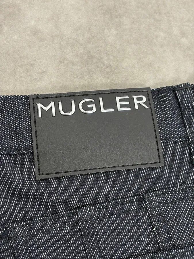 Mugler AW2025 Mugler Spiral Baggy Raw Blue Jeans Size US 34 / EU 50 - 9 Thumbnail