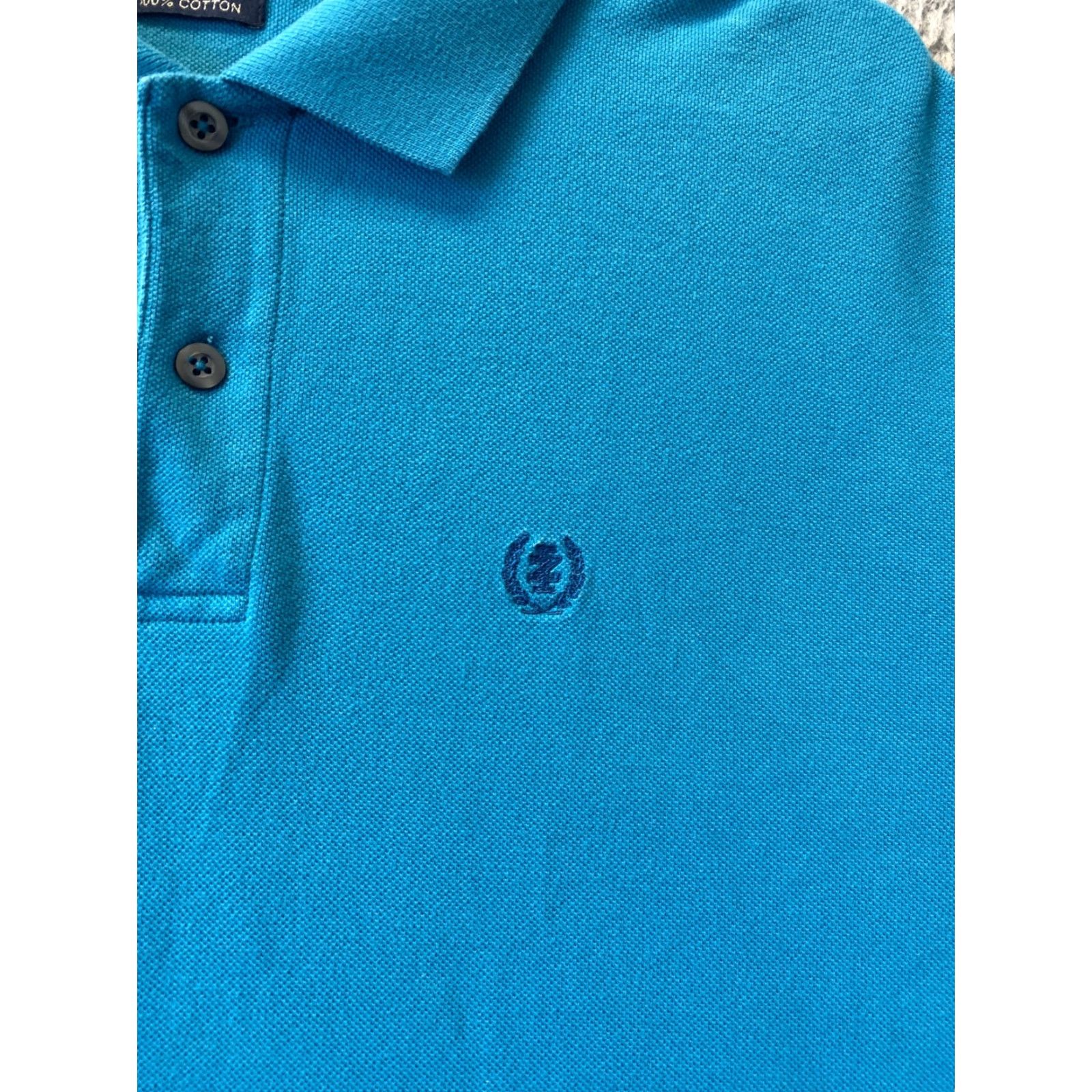 Izod IZOD Polo Shirt Men Large Blue Short Sleeve Rugby XL aqua/ 95-10 Size US XL / EU 56 / 4 - 2 Thumbnail