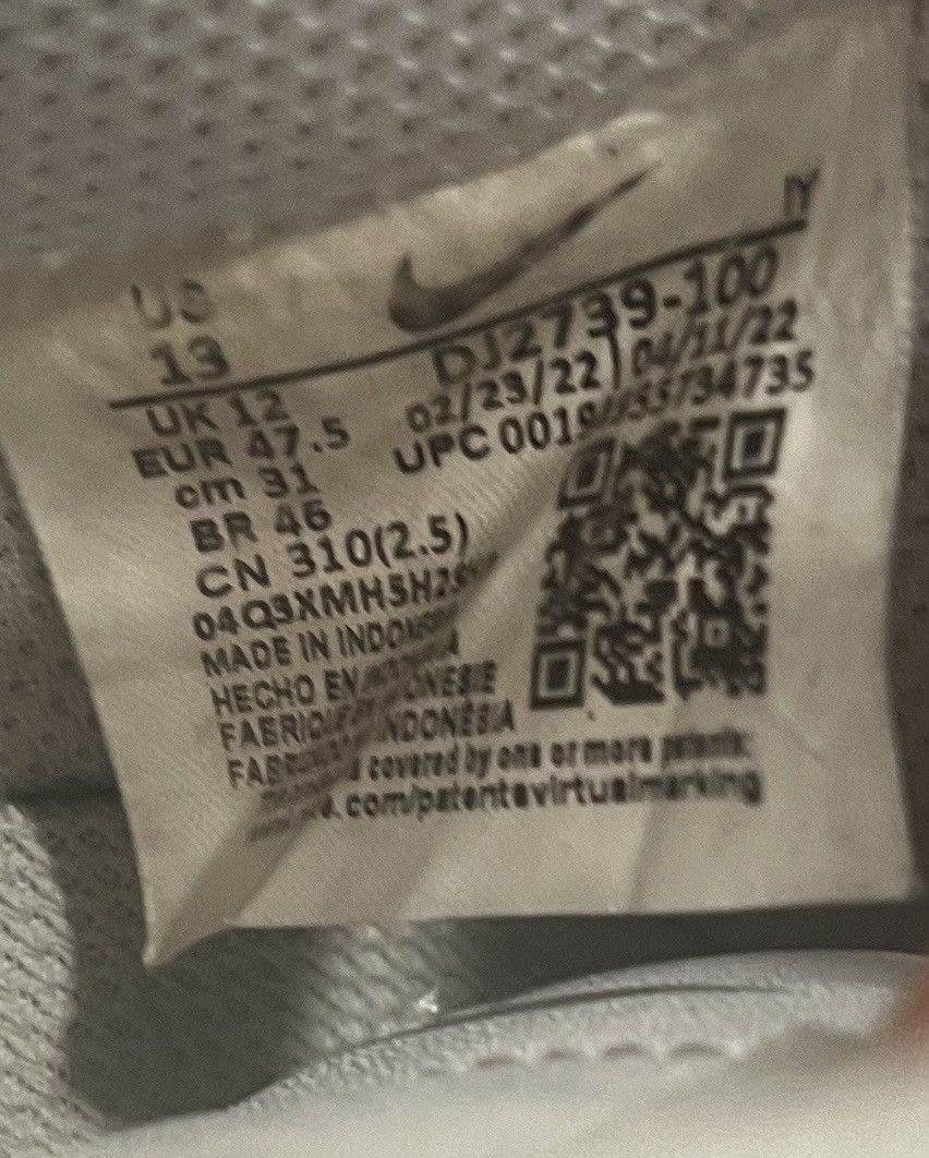 Nike SIZE 13 - Nike Air Force 1 Low White Gum Size US 13 / EU 46 - 6 Thumbnail