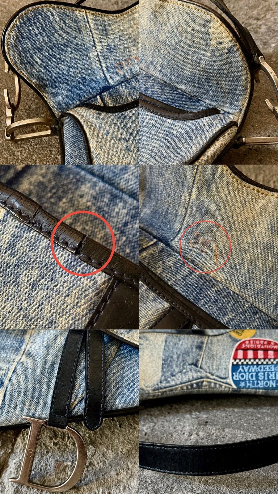 Dior Dior - John Galliano - SS2001 - Speedy way Denim -Saddle Bag Size ONE SIZE - 19 Thumbnail