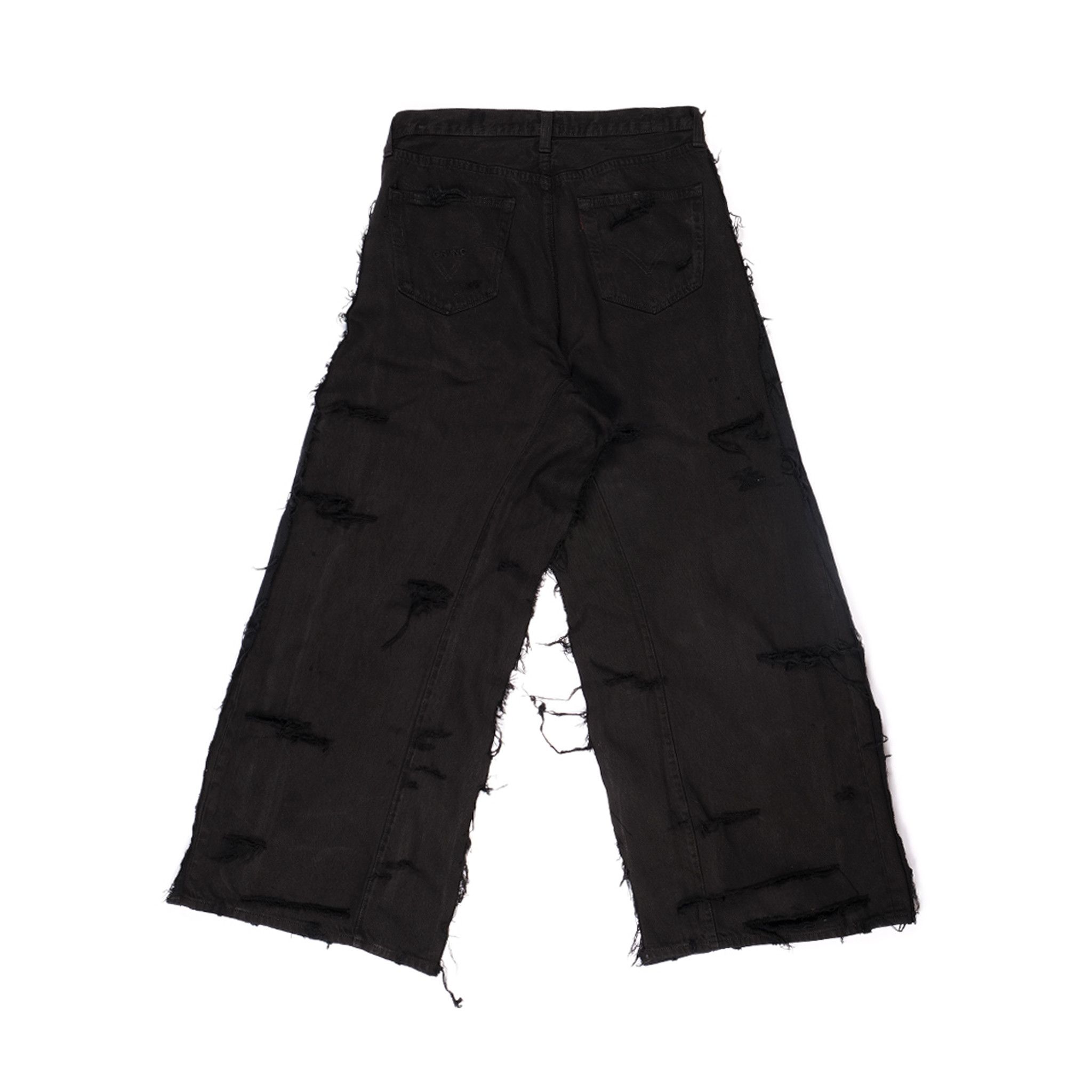 Italia Independent OVERSIZE BRVNO DISTRESSED DARK JEANS 100% RECYCLED Size US 33 - 3 Thumbnail