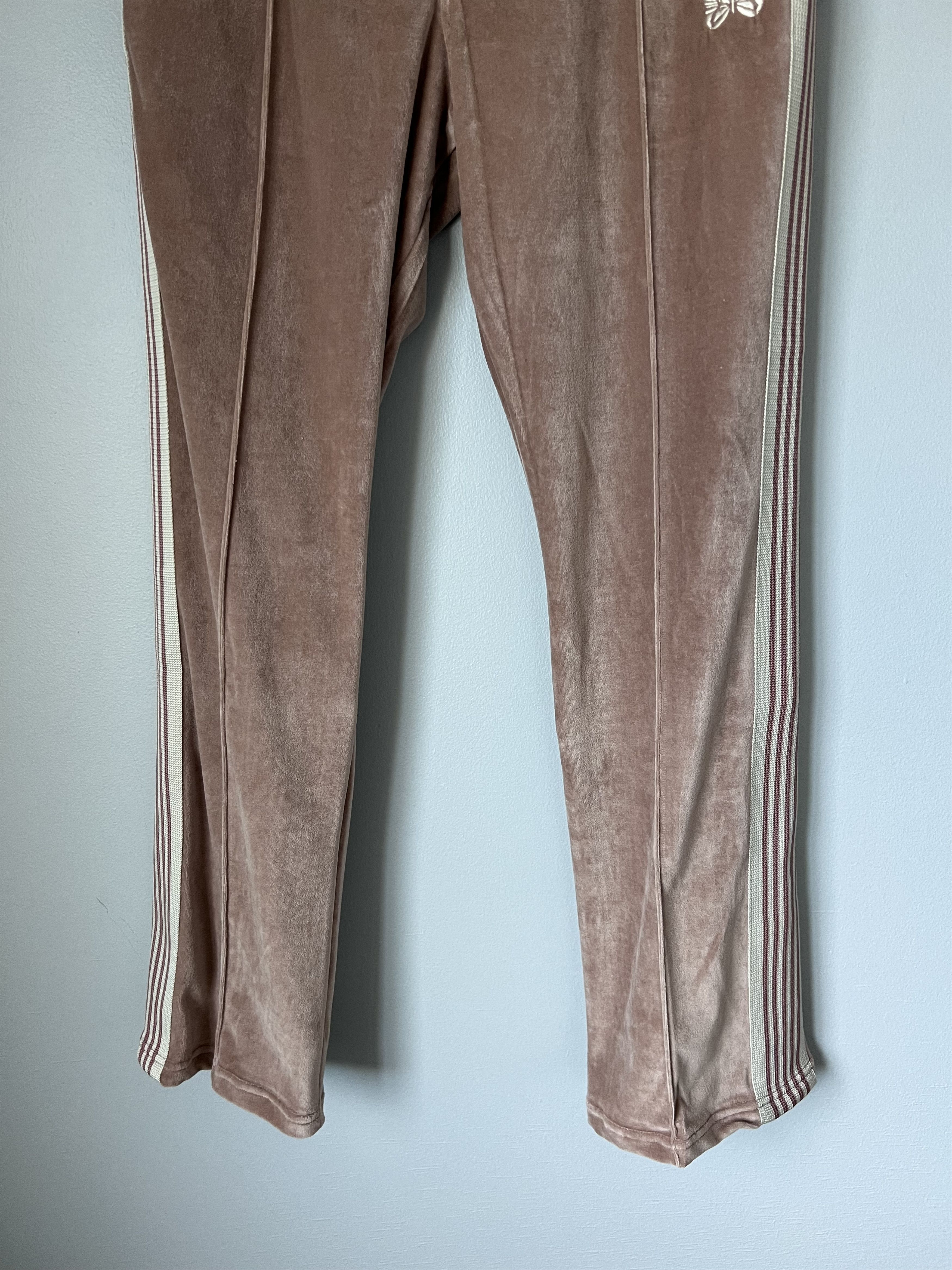 Needles Needles Velour Track Pants in Tan Size US 30 / EU 46 - 3 Thumbnail