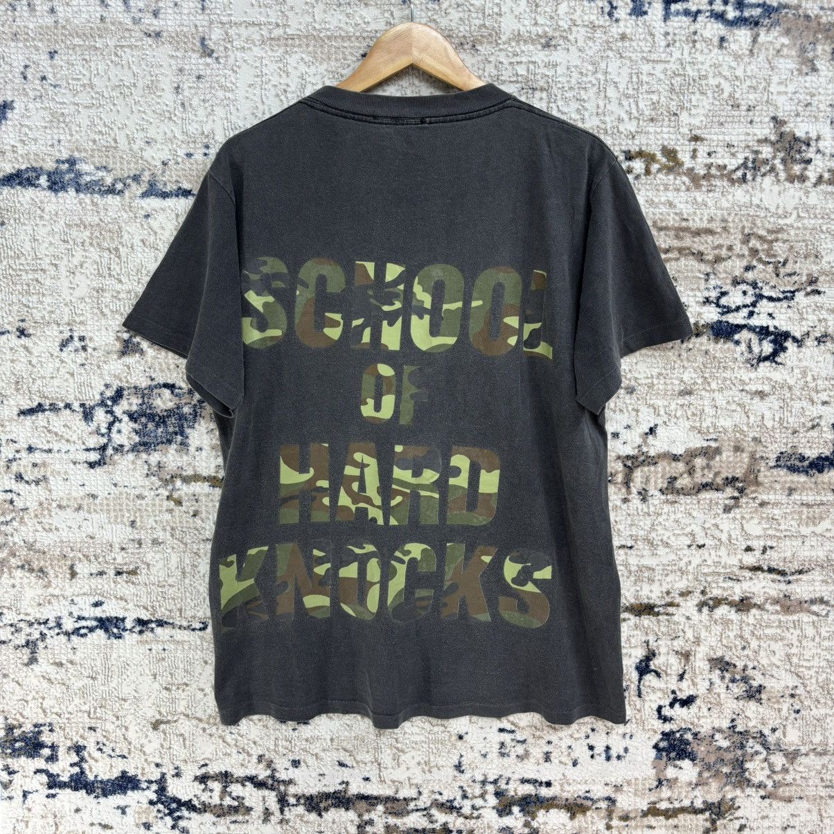 Vintage × WWE Vintage 90s Stone Cold ‘School of hard Knocks’ T-shirt Size US L / EU 52-54 / 3 - 9 Thumbnail