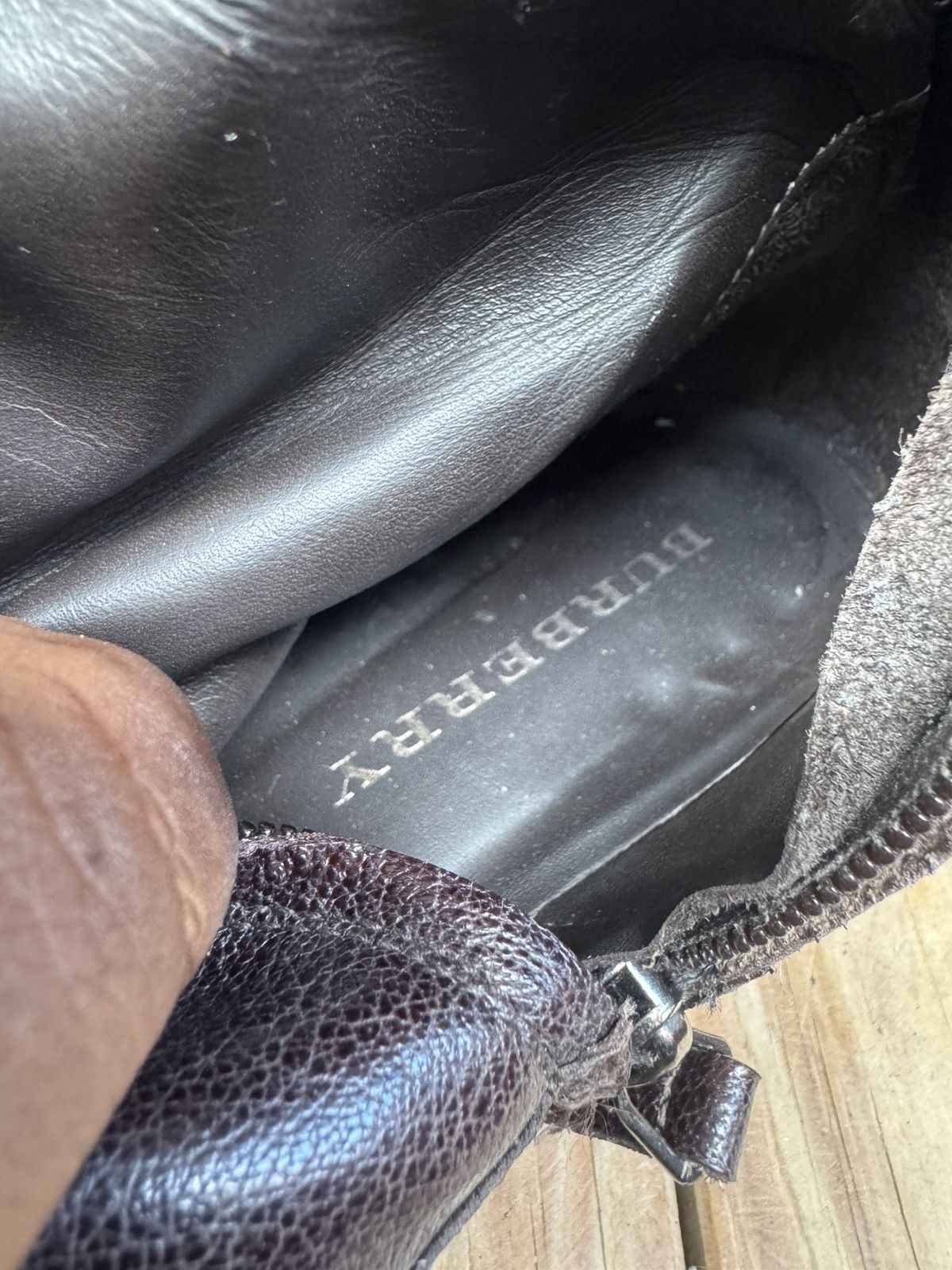Burberry Burberry women’s brown leather pull on boots sz EUR 38 Size US 8 / IT 38 - 16 Thumbnail