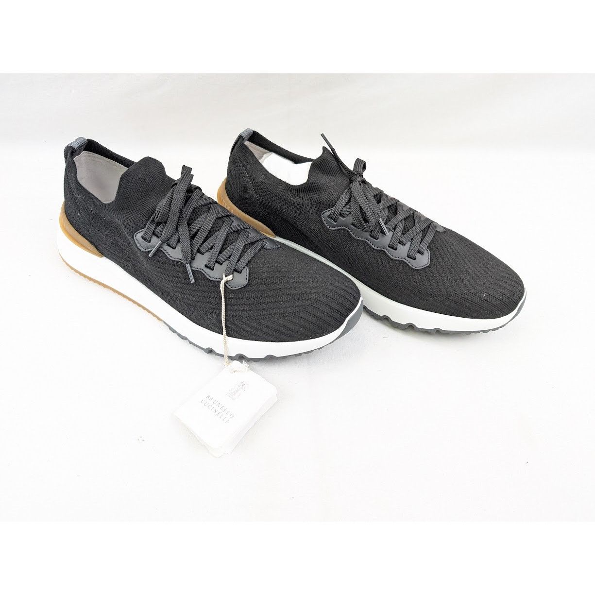 Brunello Cucinelli o1rshd1 Low-Top Sneakers in Black Size US 14 / EU 47 - 12 Thumbnail