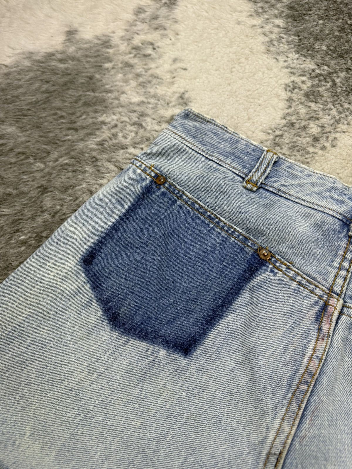 Beauty Beast × Japanese Brand × Vintage Vintage RNA Inc. Distressed Denim Skirt Size 30" / US 8 / IT 44 - 9 Thumbnail
