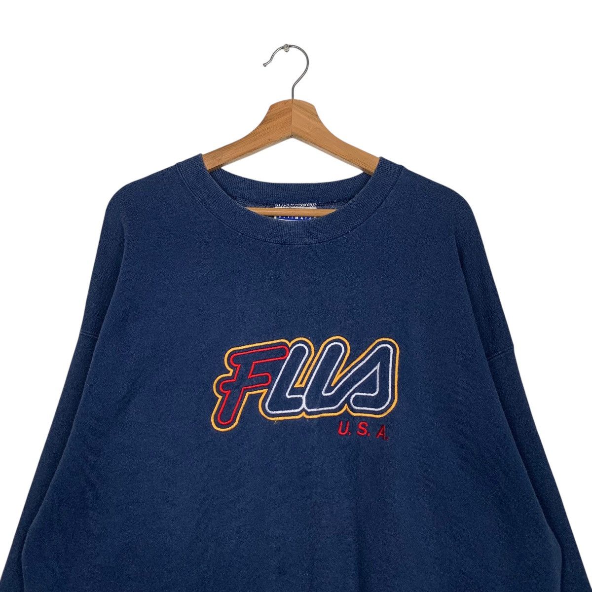 Fila Vintage FILA Embroidery Big Logo Hanes Sweatshirt #1712-C76 Size US L / EU 52-54 / 3 - 2 Thumbnail