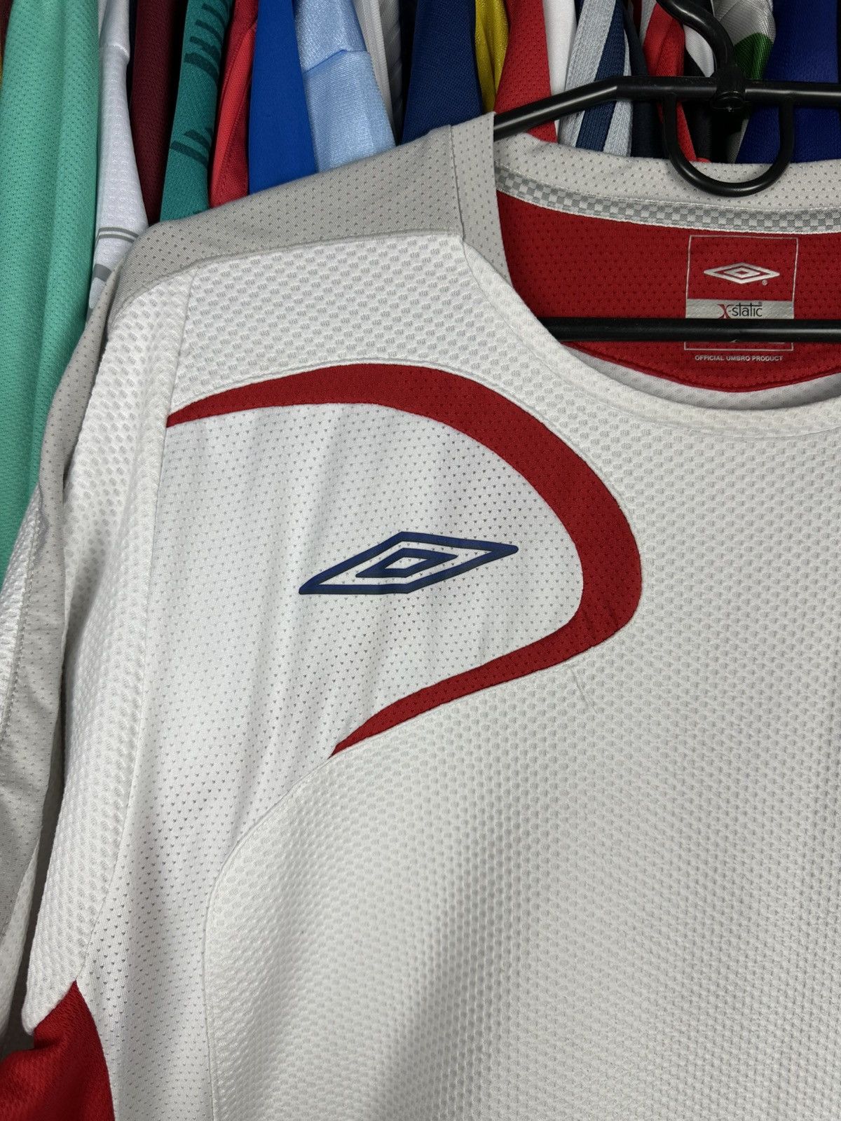 Umbro England 2005 2007 Soccer Football Shirt Jersey Umbro Size US XL / EU 56 / 4 - 2 Thumbnail