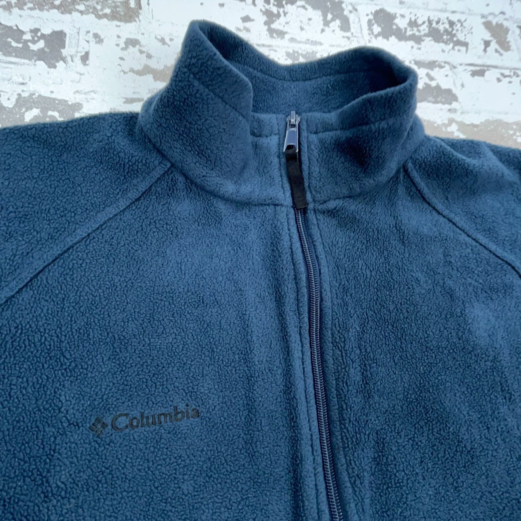 Layer 8 Columbia Jacket Women Medium Blue Fleece Sweater Coat Layer Full Zip Ladies M6 Size M / US 6-8 / IT 42-44 - 6 Thumbnail