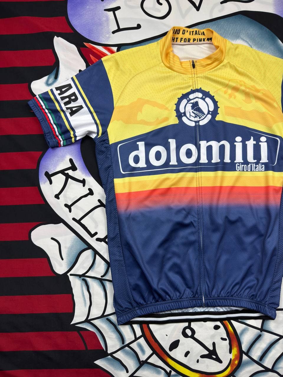 Other Santini men’s Italy giro d’italia cycling jersey shirt Size US XXL / EU 58 / 5 - 2 Thumbnail