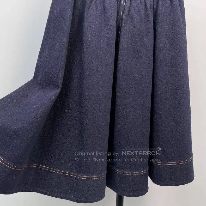 Fendi Fendi Blue Palm Tree Embroidered Long Skirt Size 24" / US 00 / IT 34 - 4 Thumbnail