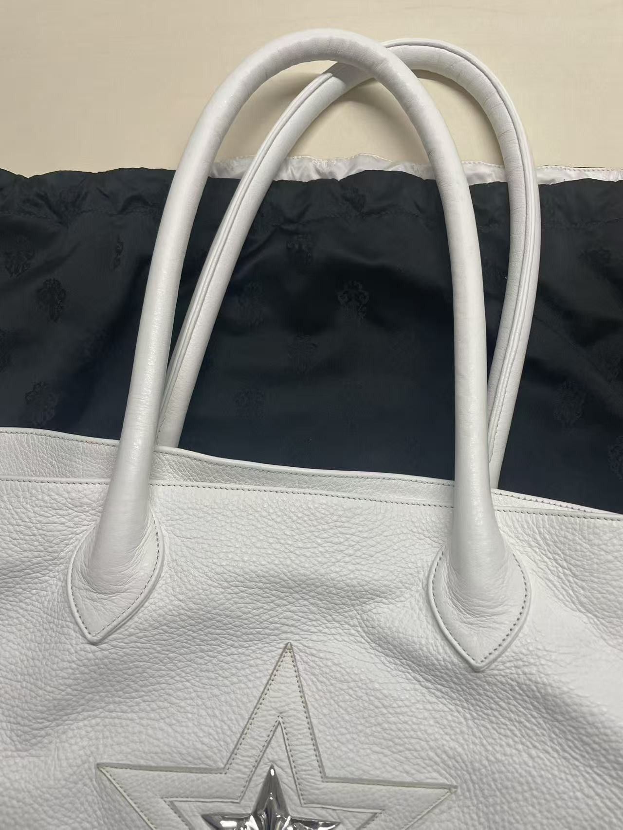 Chrome Hearts Chrome Hearts Silver Star Patch White Tote Bag Size ONE SIZE - 5 Thumbnail