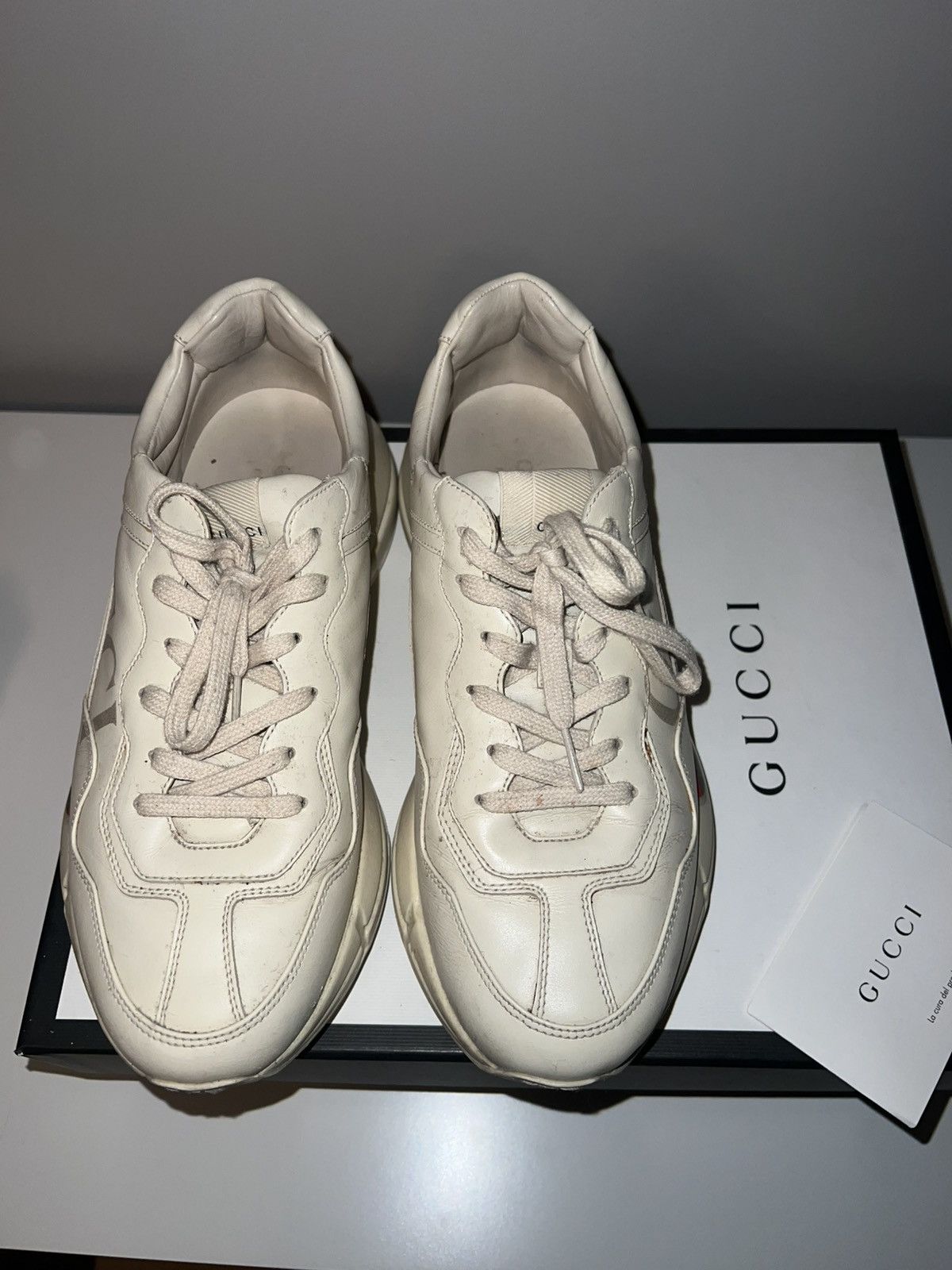 Gucci Gucci Rhyton Leather Sneakers Size US 9 / EU 42 - 2 Thumbnail