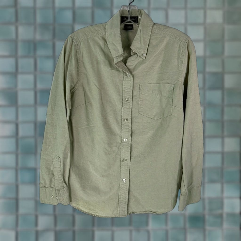 Eddie Bauer Eddie Bauer Est. 1920 Mens Long Sleeve Button-Down Shirt Gray Size XS Solid 100% Cotton Casual Size US XS / EU 42 / 0 - 1 Thumbnail