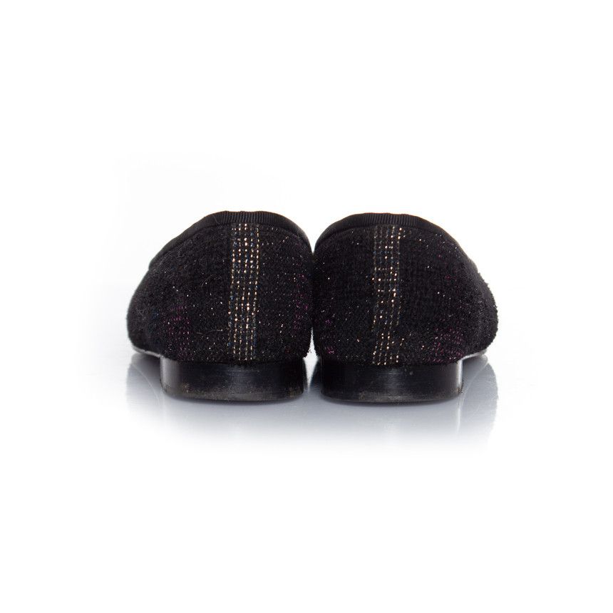 Chanel Chanel, ponyskin and lurex ballerina Size US 7.5 / IT 37.5 - 4 Thumbnail