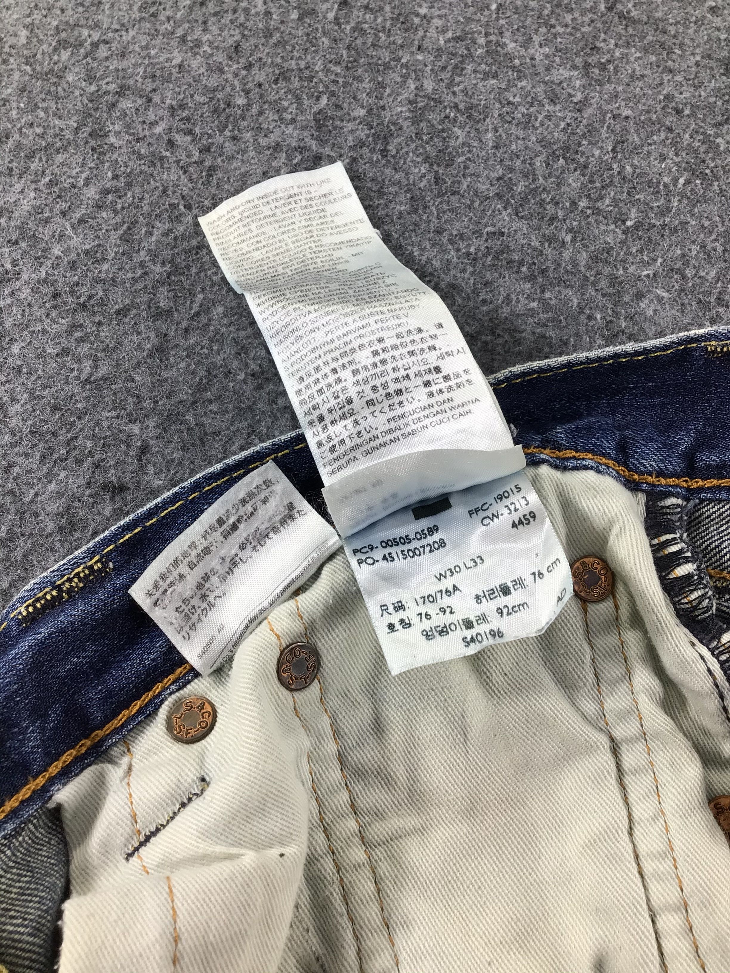 Levi's × Vintage Levis 505 Jeans-JM108 Size US 30 / EU 46 - 11 Thumbnail
