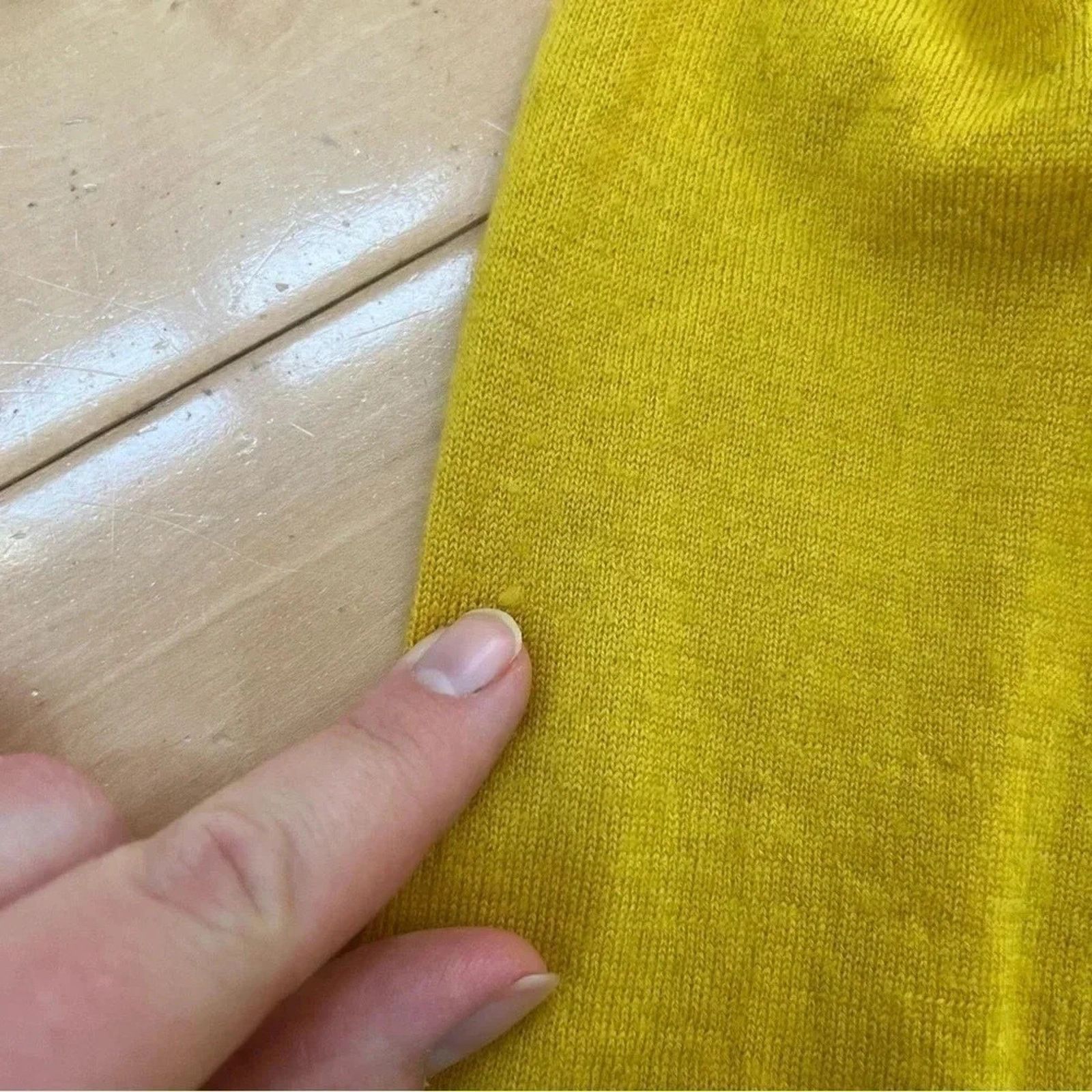 Other Halogen Yellow 100% Merino Wool Button Front Cardigan Size S Size S / US 4 / IT 40 - 6 Thumbnail