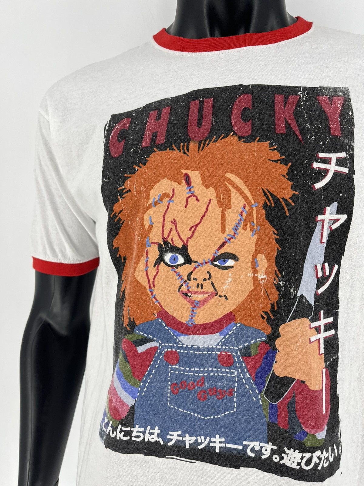 Universal Studios Vintage 90s Mens Chucky White T-Shirts Great for Halloween Size US M / EU 48-50 / 2 - 6 Thumbnail