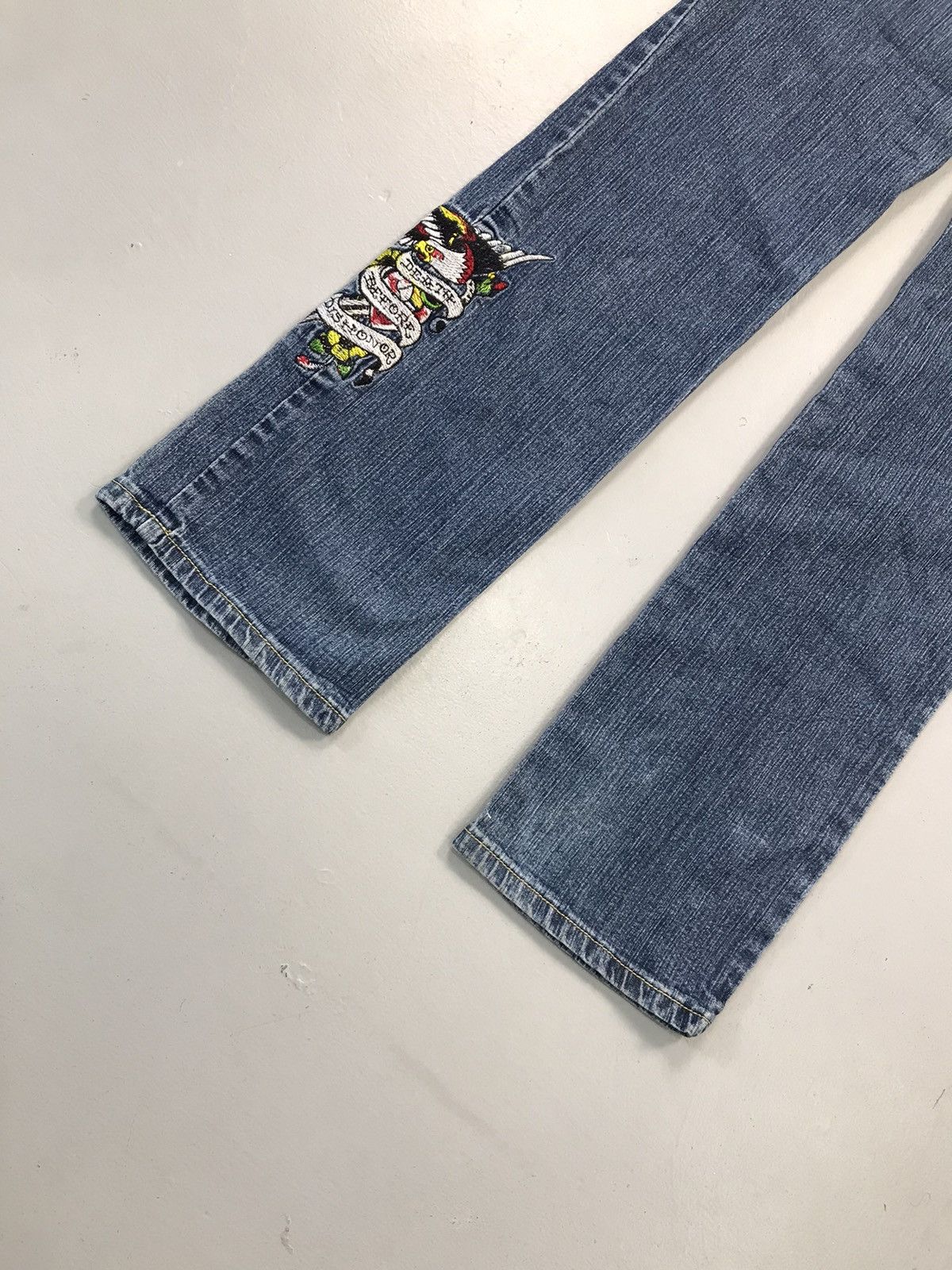 Ed Hardy Vintage Ed hardy embroidered denim Size 32" / US 10 / IT 46 - 12 Thumbnail