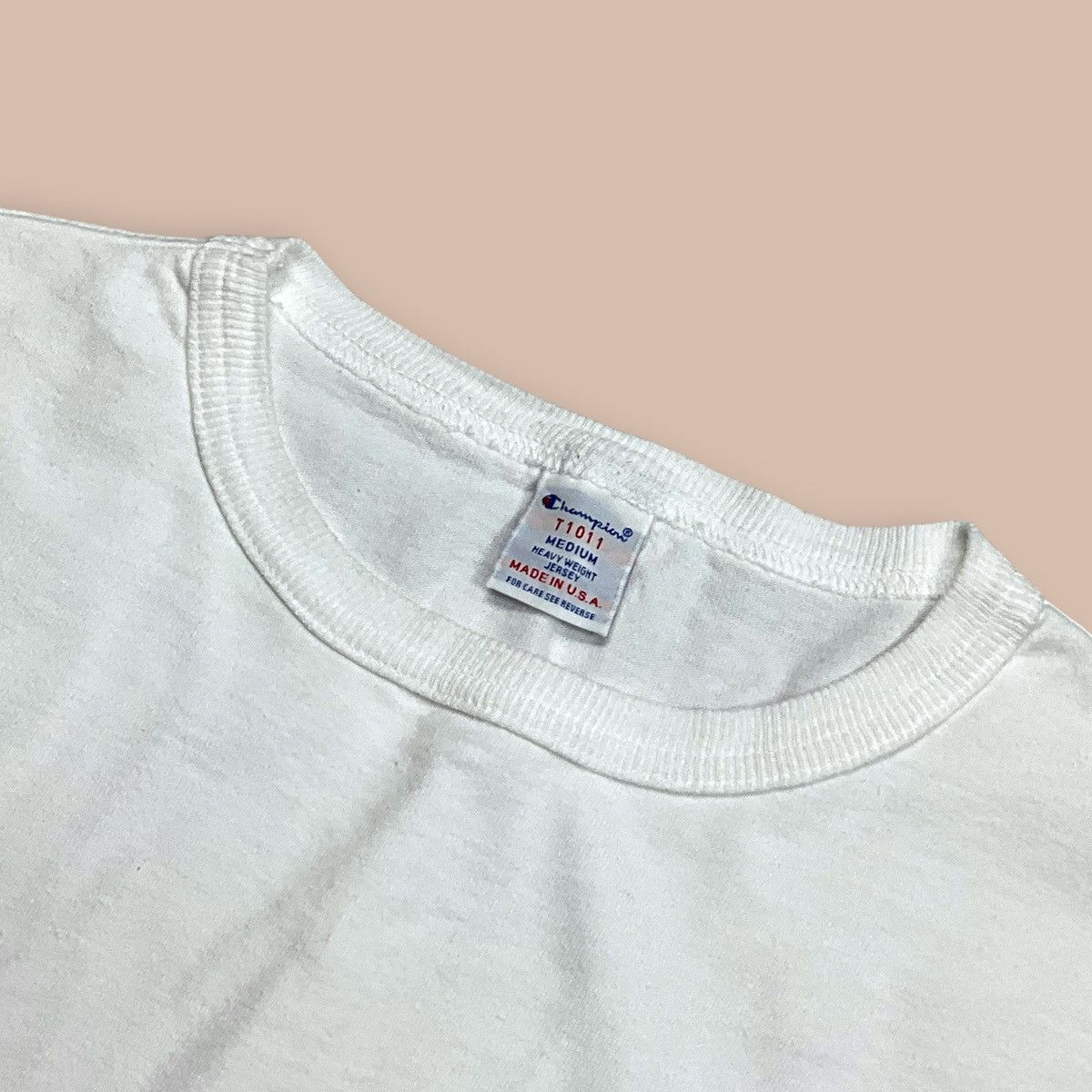 Champion Champion White Tee Size US M / EU 48-50 / 2 - 3 Thumbnail