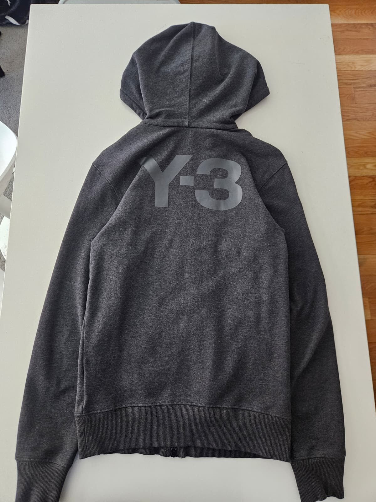 Y-3 Grey Zip-Up Size US S / EU 44-46 / 1 - 1 Thumbnail