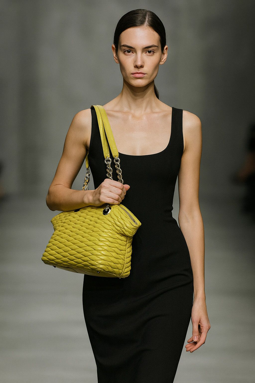Other Paolo Masi Italy Woven Leather Tote Bag Yellow Leather Size ONE SIZE - 18 Thumbnail