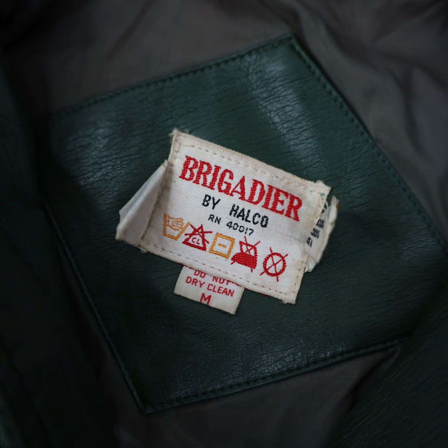 Vintage VINTAGE Brigadier Halco Jacket PVC Green M Mens Size US M / EU 48-50 / 2 - 5 Thumbnail