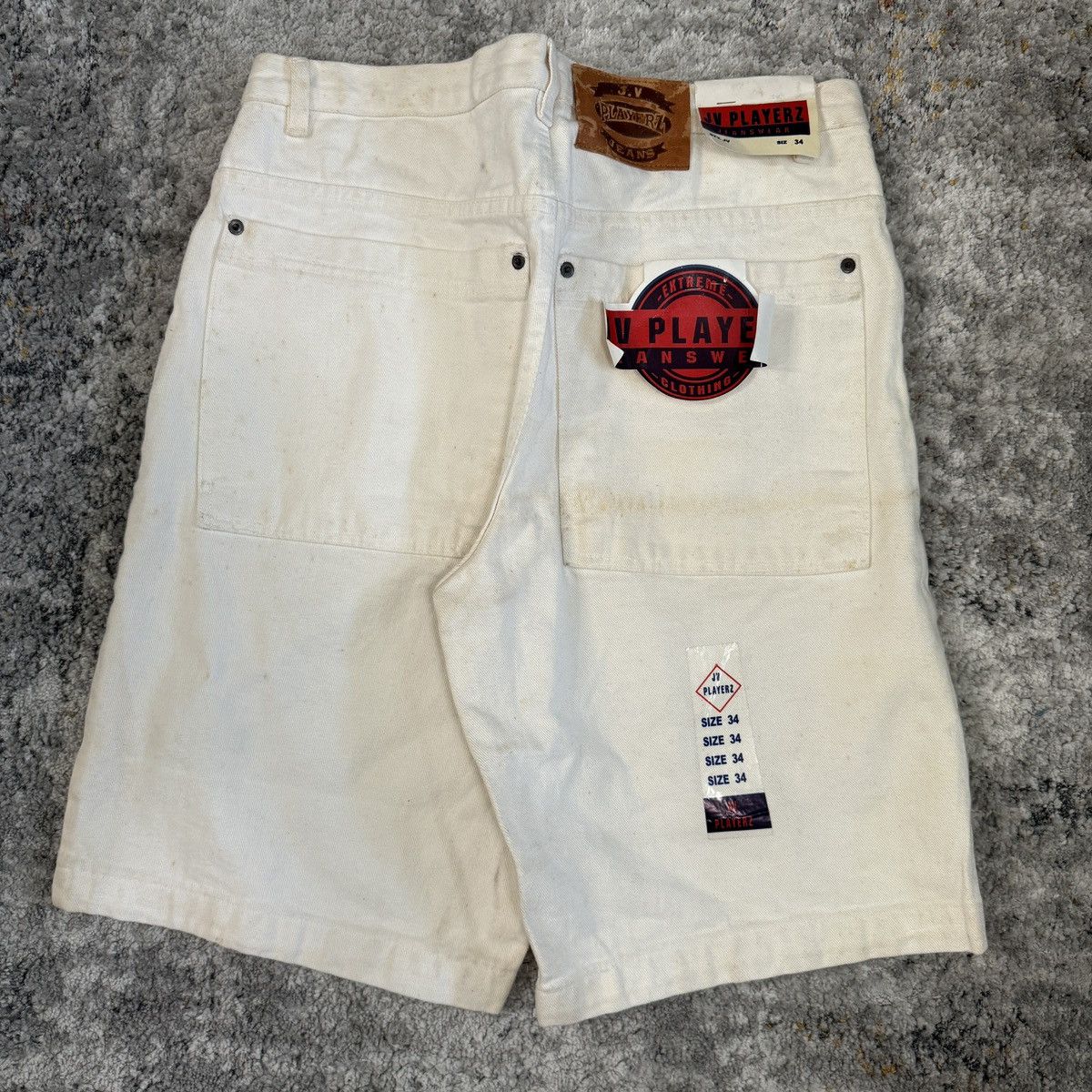 JNCO × Vintage Vintage Y2K baggy wide leg JNCO style skater shorts NWT Size US 34 / EU 50 - 1 Thumbnail