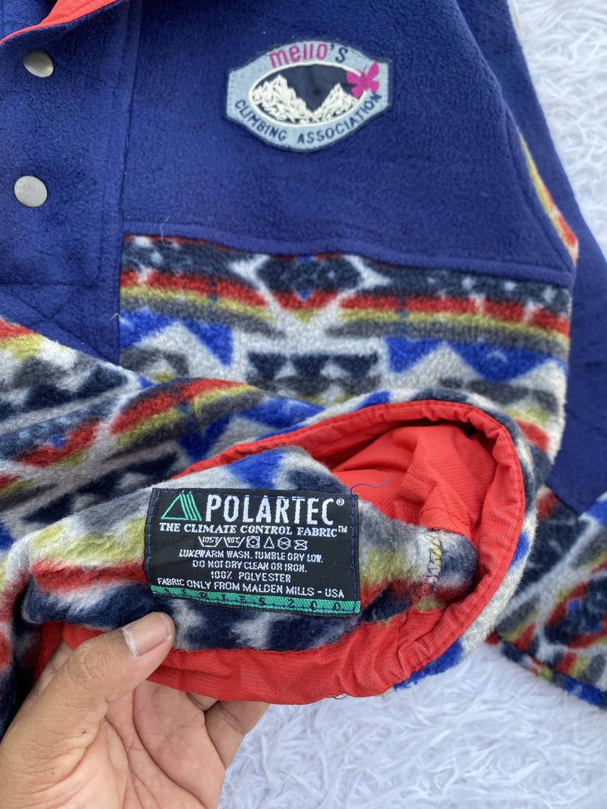 Polartec Rare Vintage Polartec Fleece Climbing Jacket Size US L / EU 52-54 / 3 - 12 Thumbnail