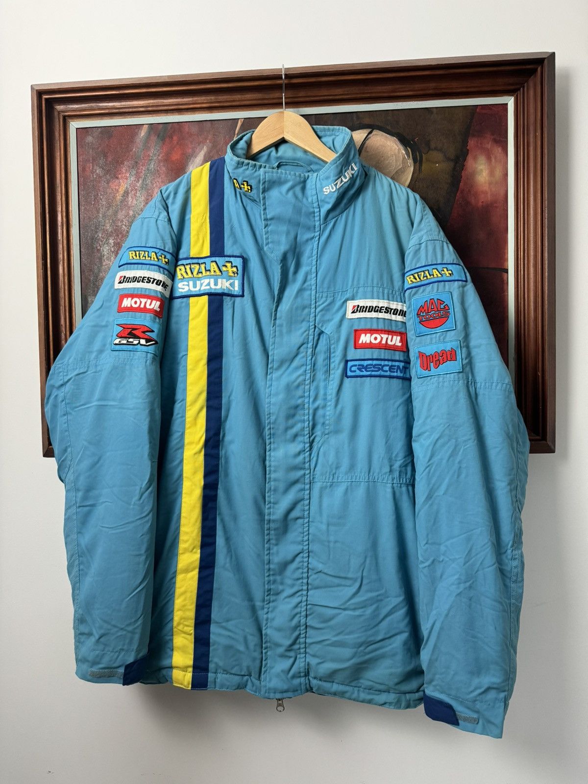 Vintage Suzuki Racing Jacket Hype Streetwear Nascar Rare