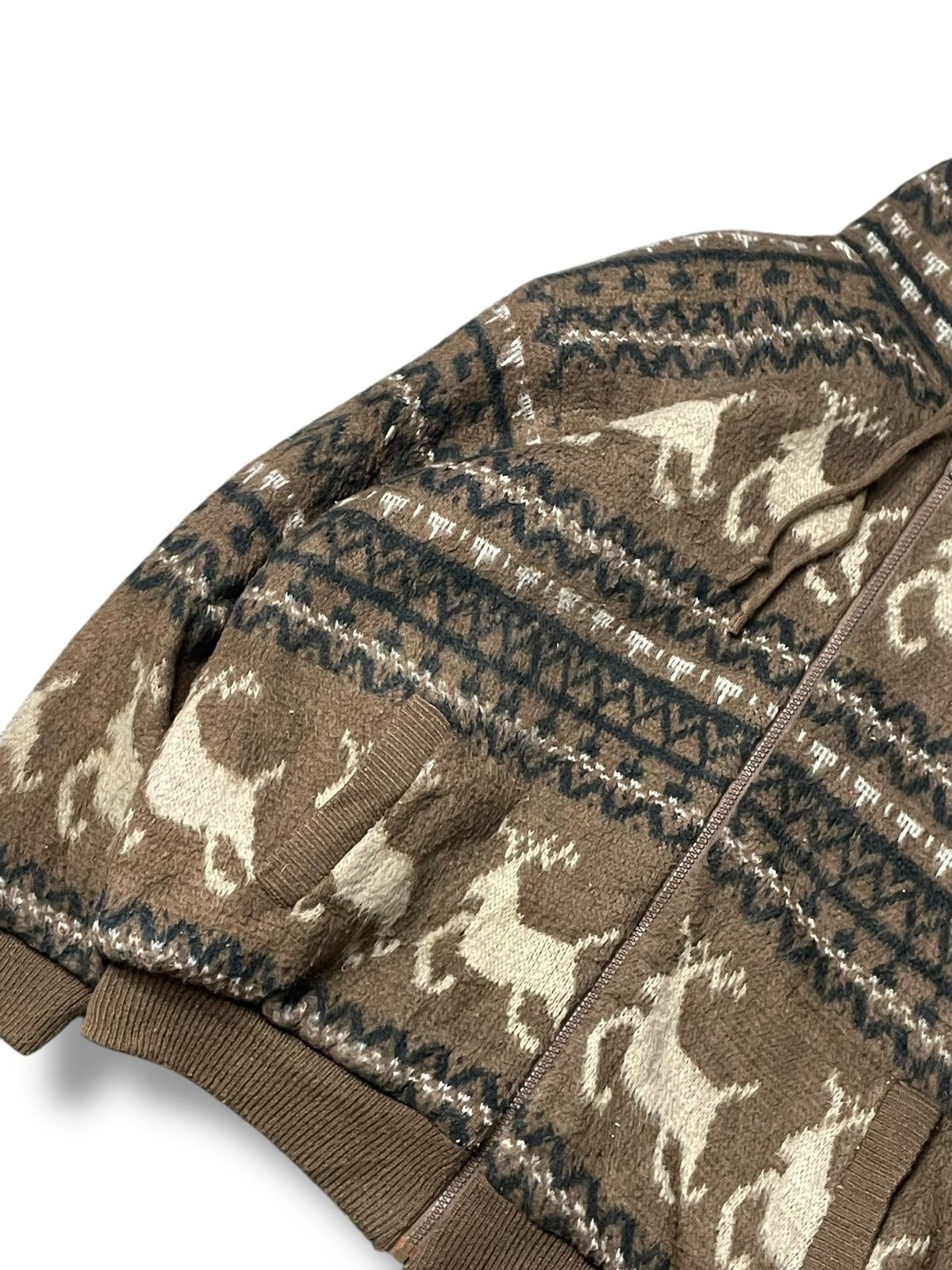 Japanese Brand × Vintage Vintage BREAKERS Deer Allover Print Hoodies (71) Size US M / EU 48-50 / 2 - 3 Thumbnail