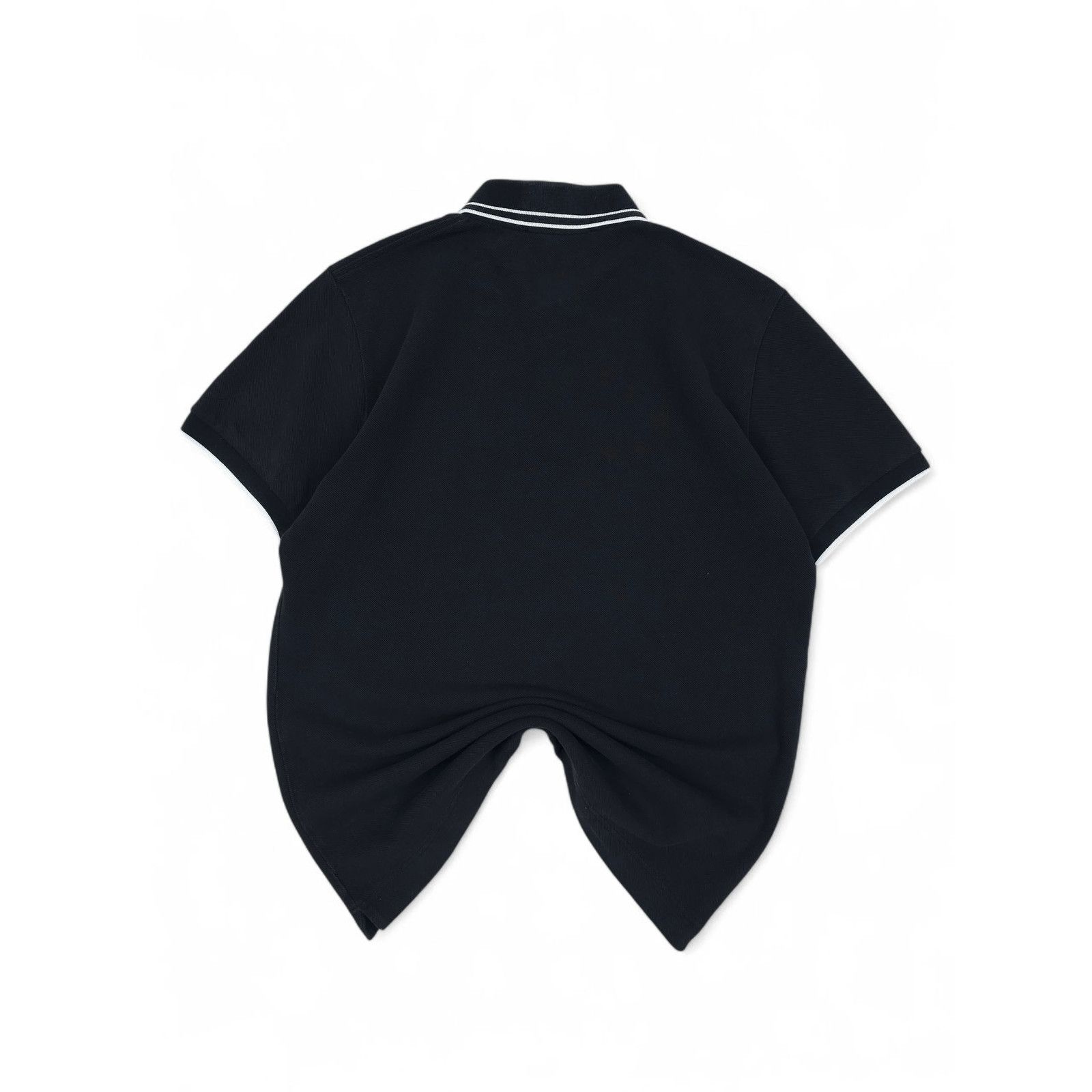 Alexander McQueen 💎 MCQ Black Classic Regular Small Logo Polo Shirt T-shirt Size US M / EU 48-50 / 2 - 2 Thumbnail